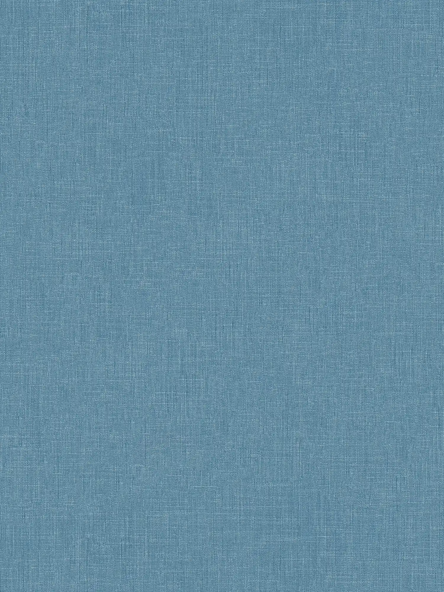 Papel pintado azul petróleo con diseño textil moteado de aspecto escandinavo
