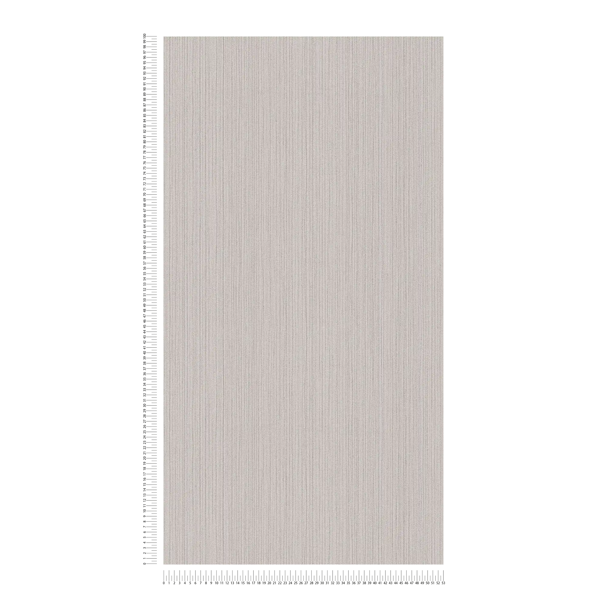             Papel pintado Greige brillo metálico y diseño de líneas - gris
        