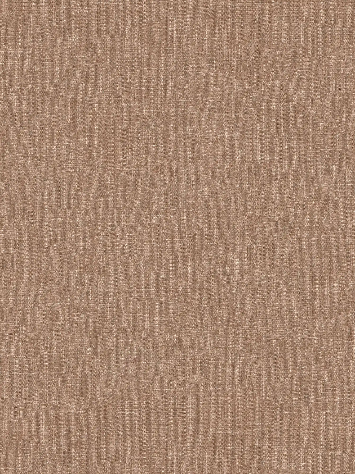 Papel pintado de aspecto textil con patrón texturizado - Marrón
