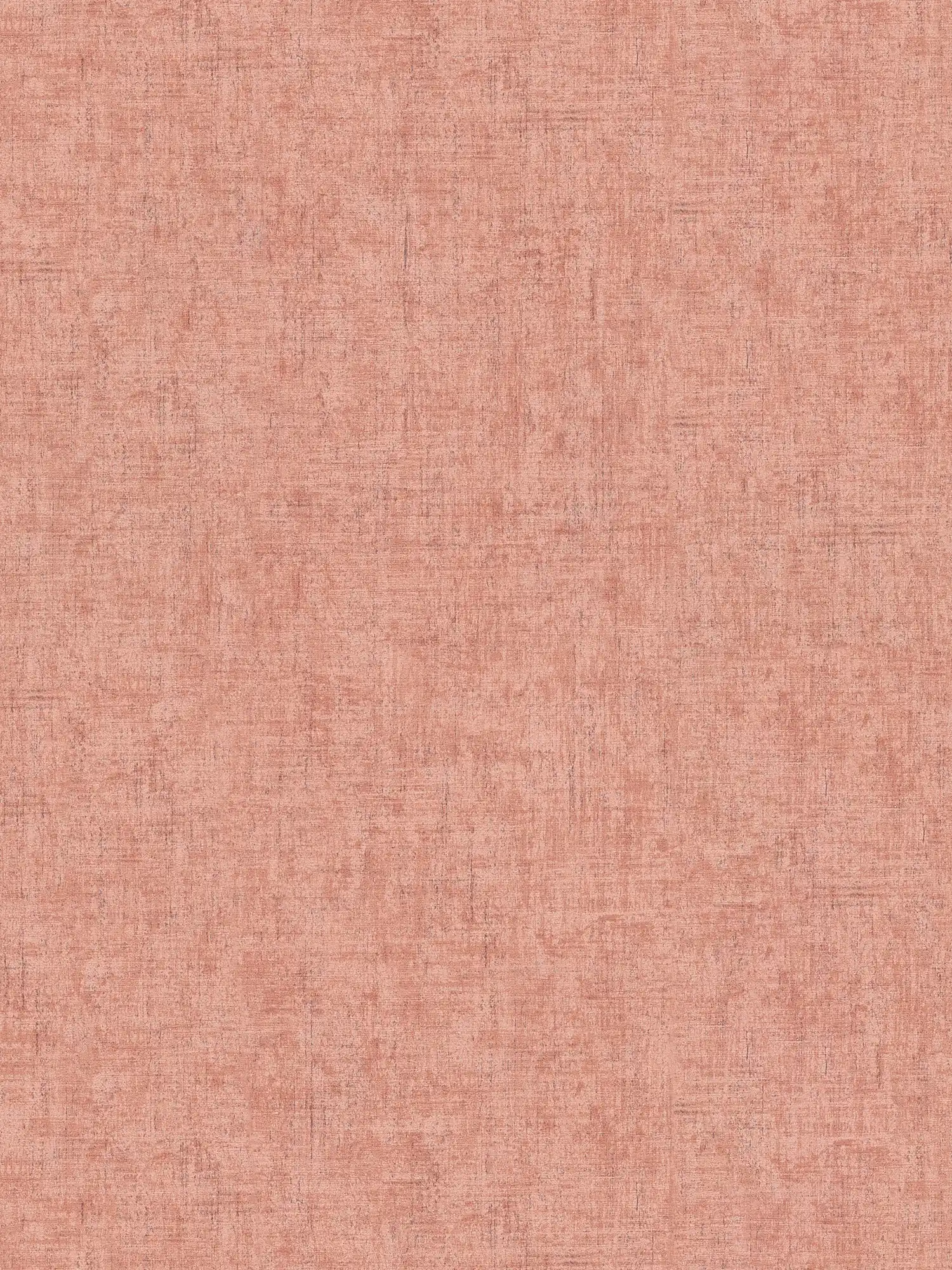 Non-woven wallpaper pink grey mottled with colour hatching & embossed texture
