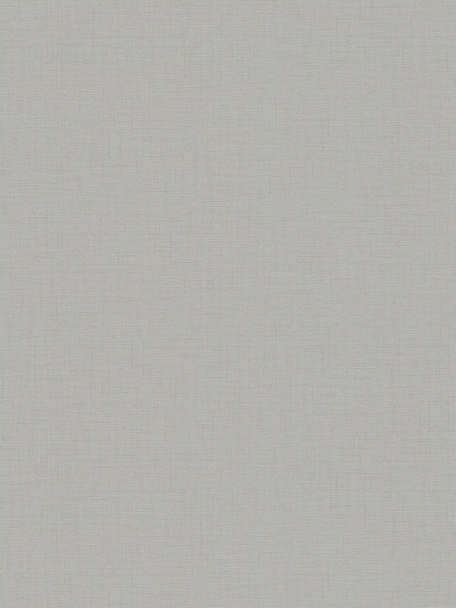 Papel pintado de aspecto de lino no tejido en color gris claro - gris
