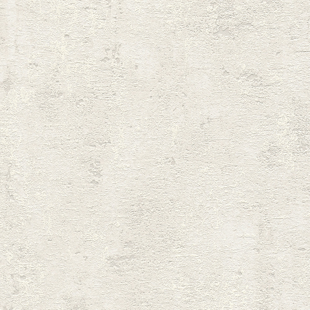             Used look wallpaper with plaster look in vintage style - grey
        