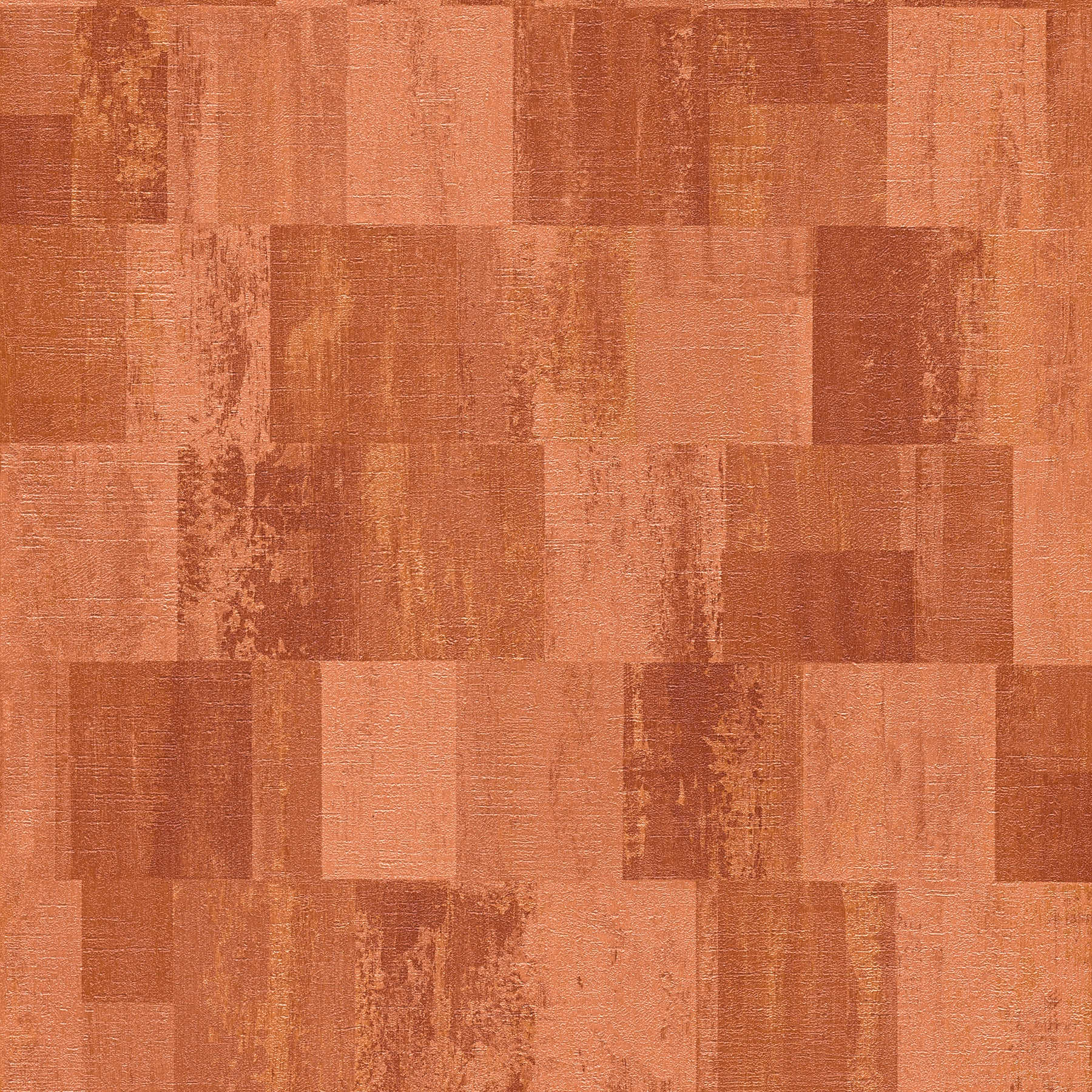         Copper wallpaper with metallic luster & texture pattern - orange
    