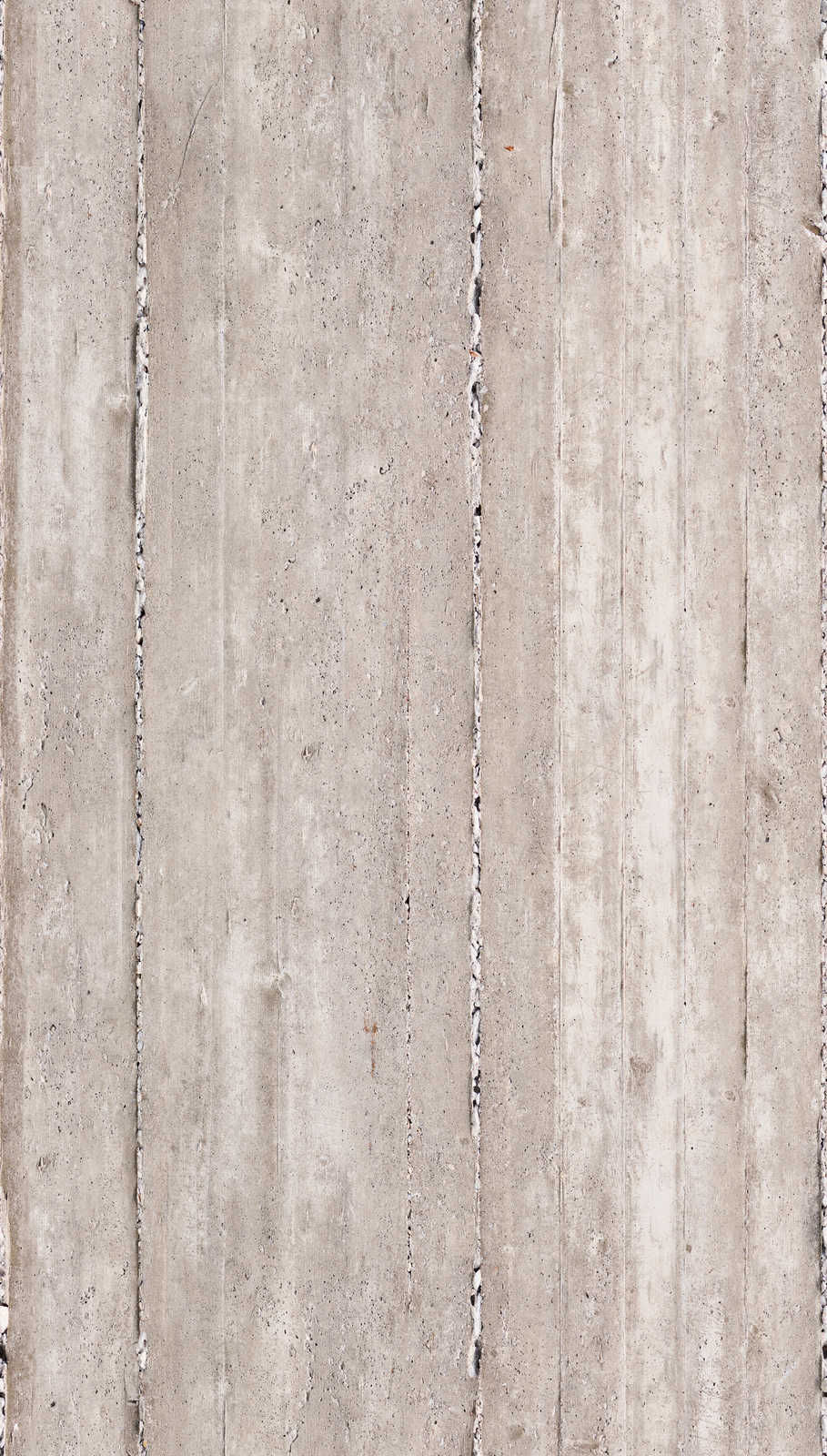             Concrete look non-woven wallpaper in warm tones - grey, cream
        