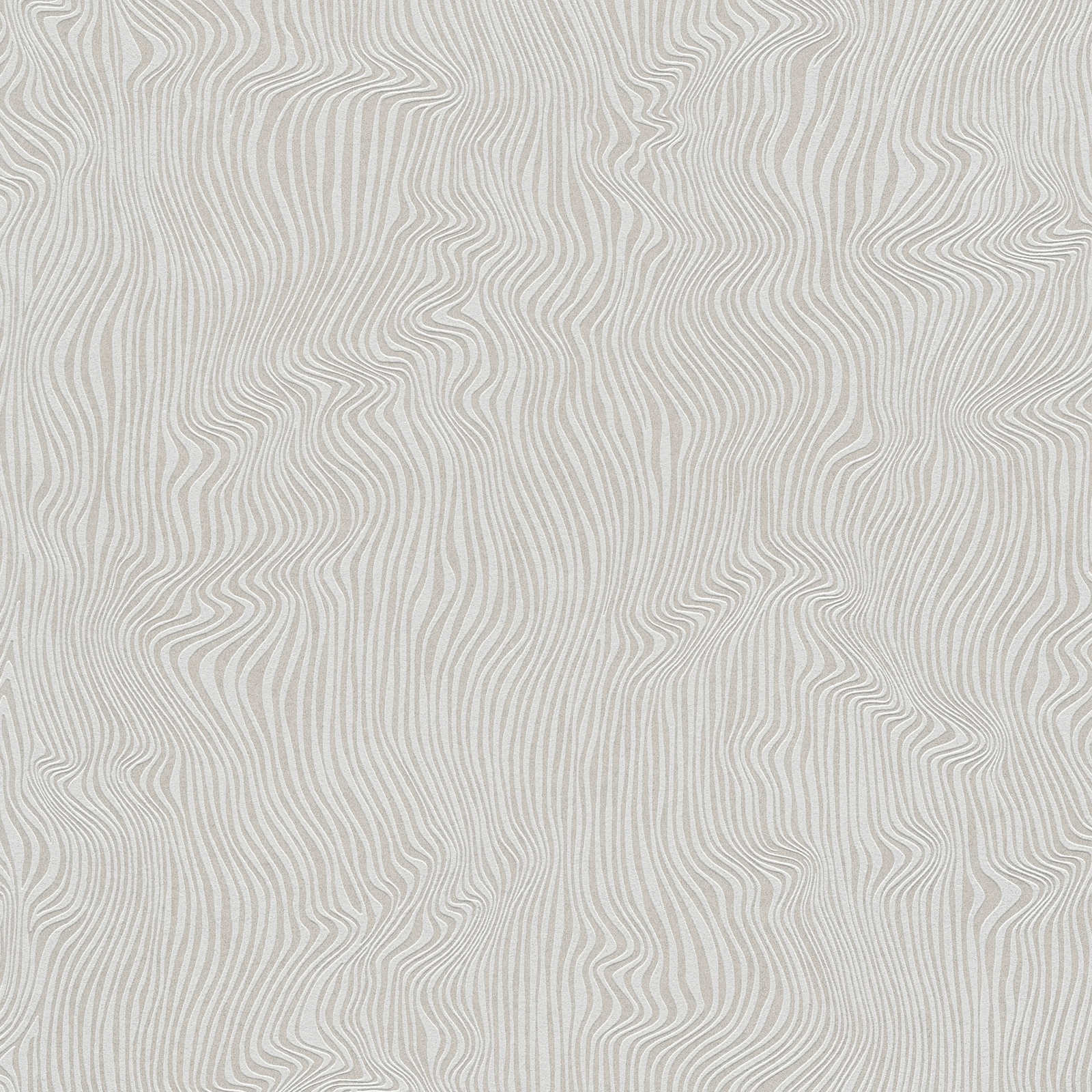         Textured wallpaper with line pattern plain - grey
    