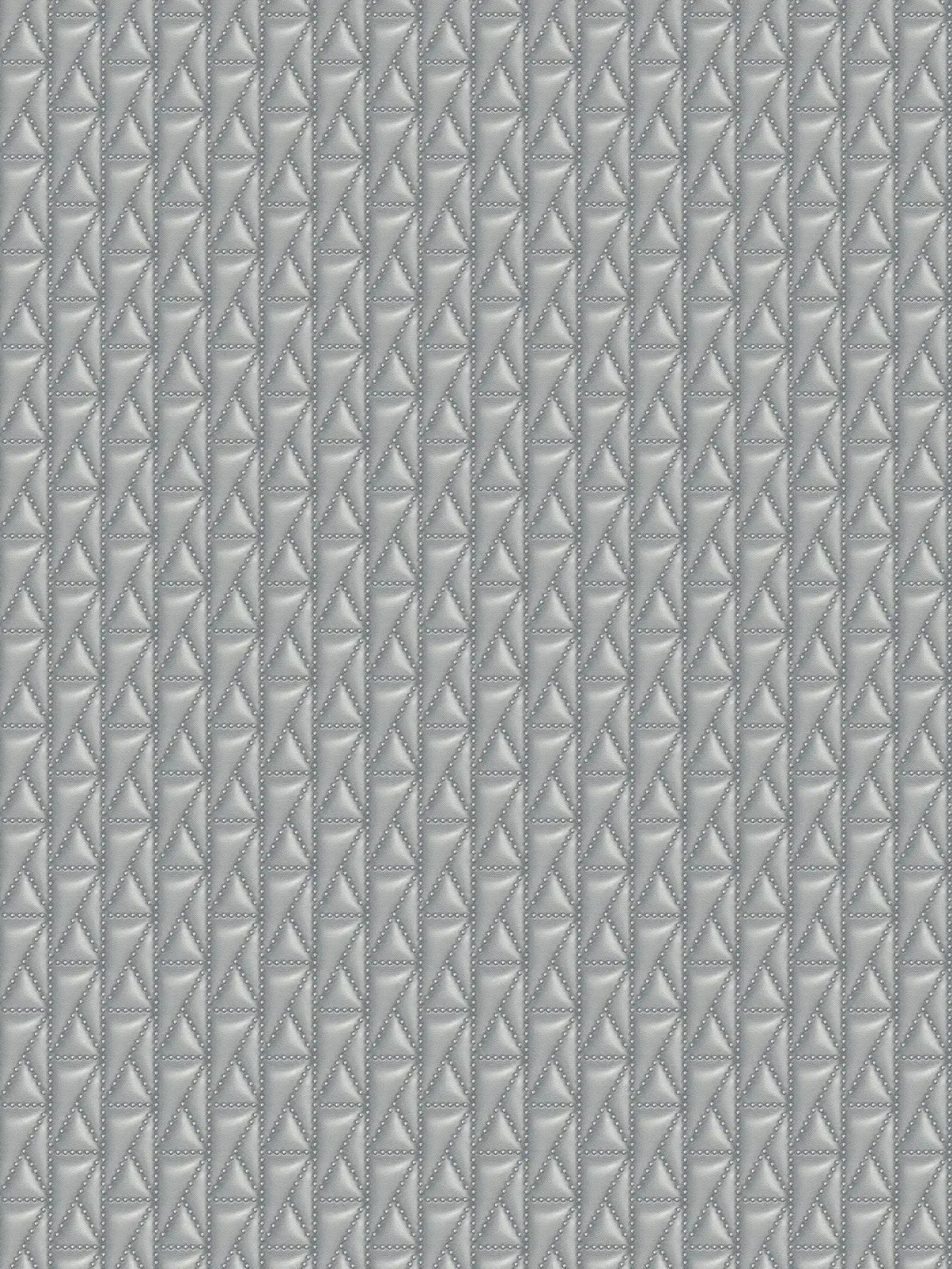 Non-woven wallpaper Karl LAGERFELD quilt bags design - grey
