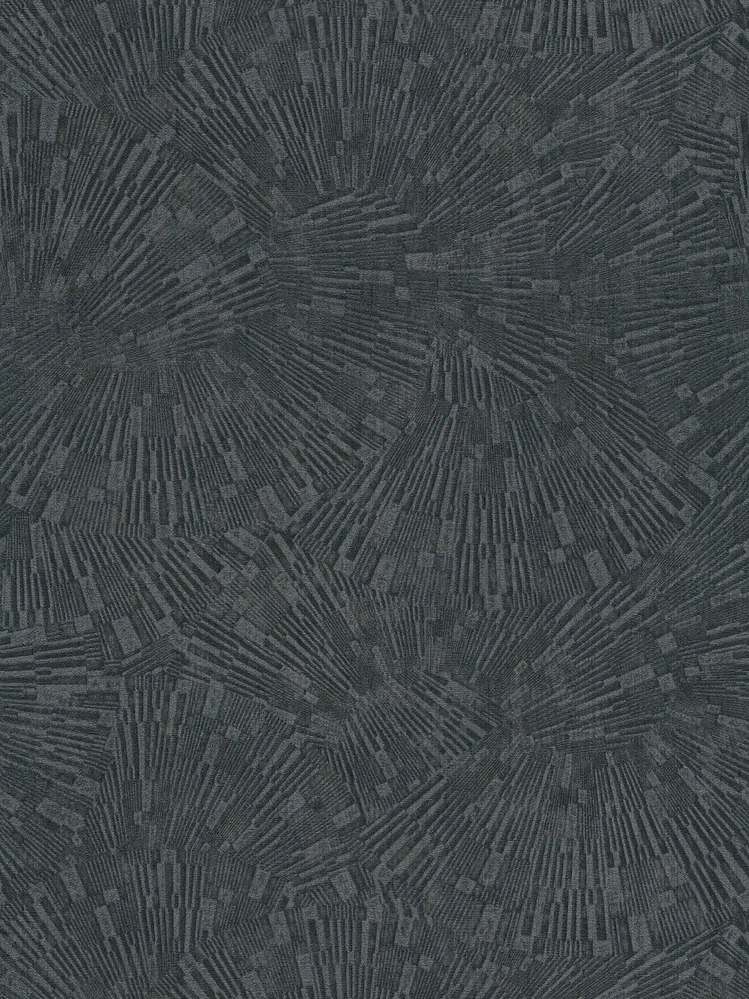 Zwart behang glanzend met textuureffect - Bruin, Zwart
