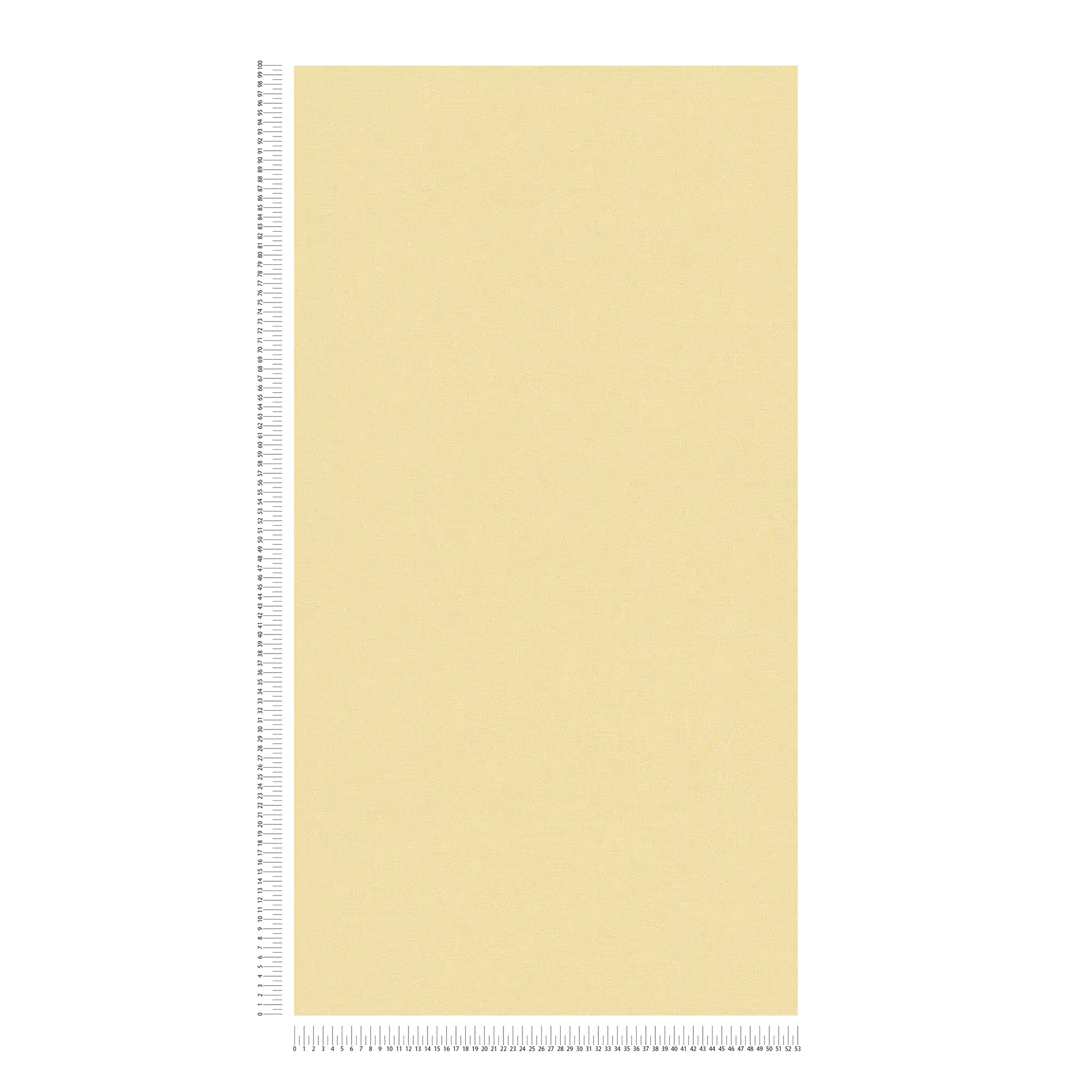             Papel pintado liso no tejido en un tono cálido - amarillo
        