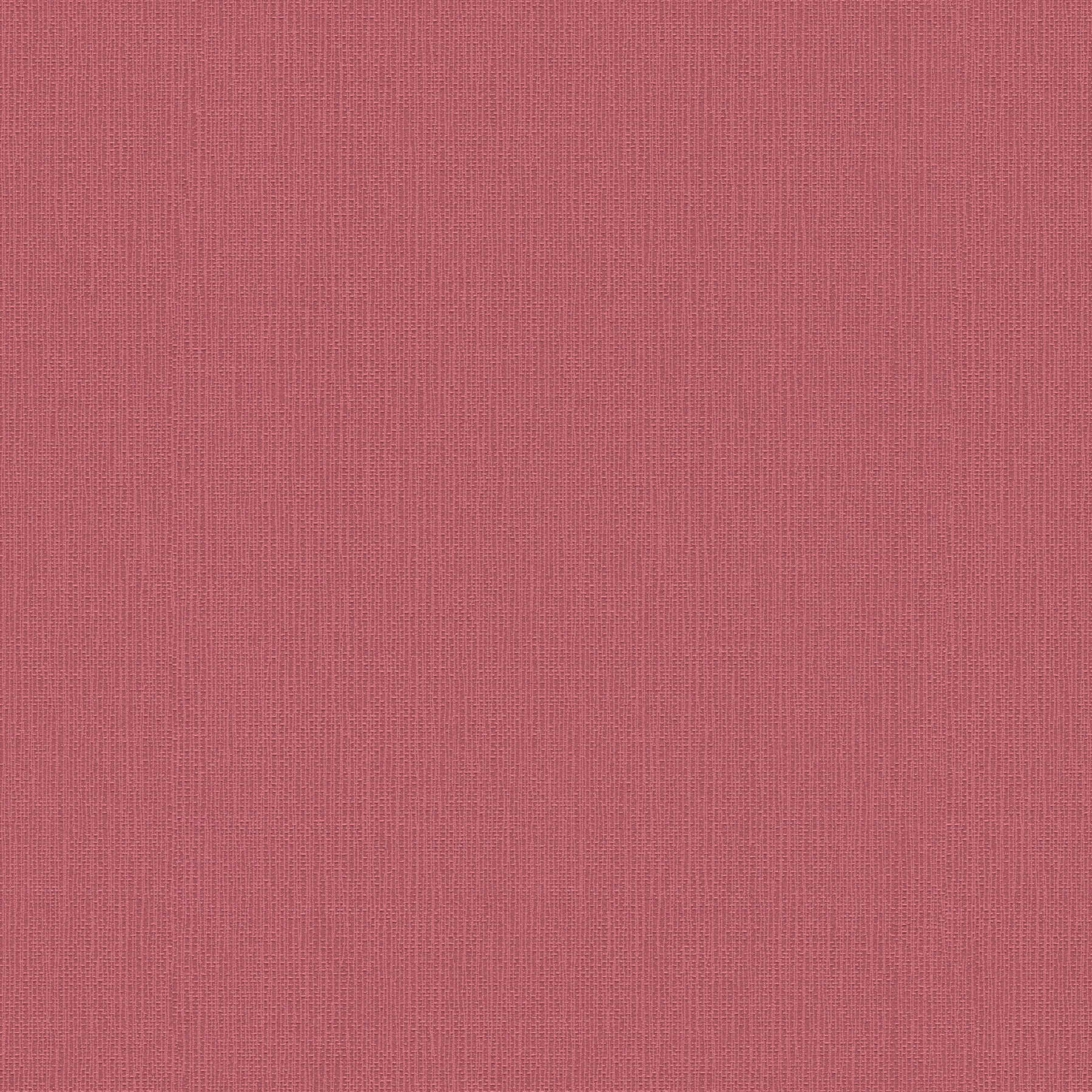 Linen look wallpaper old pink plain with embossed structure
