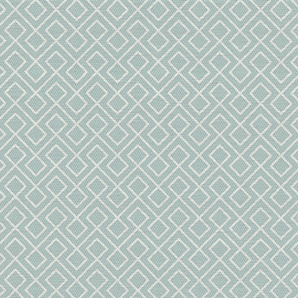             Non-woven wallpaper with graphic pattern in Scandi style - blue
        