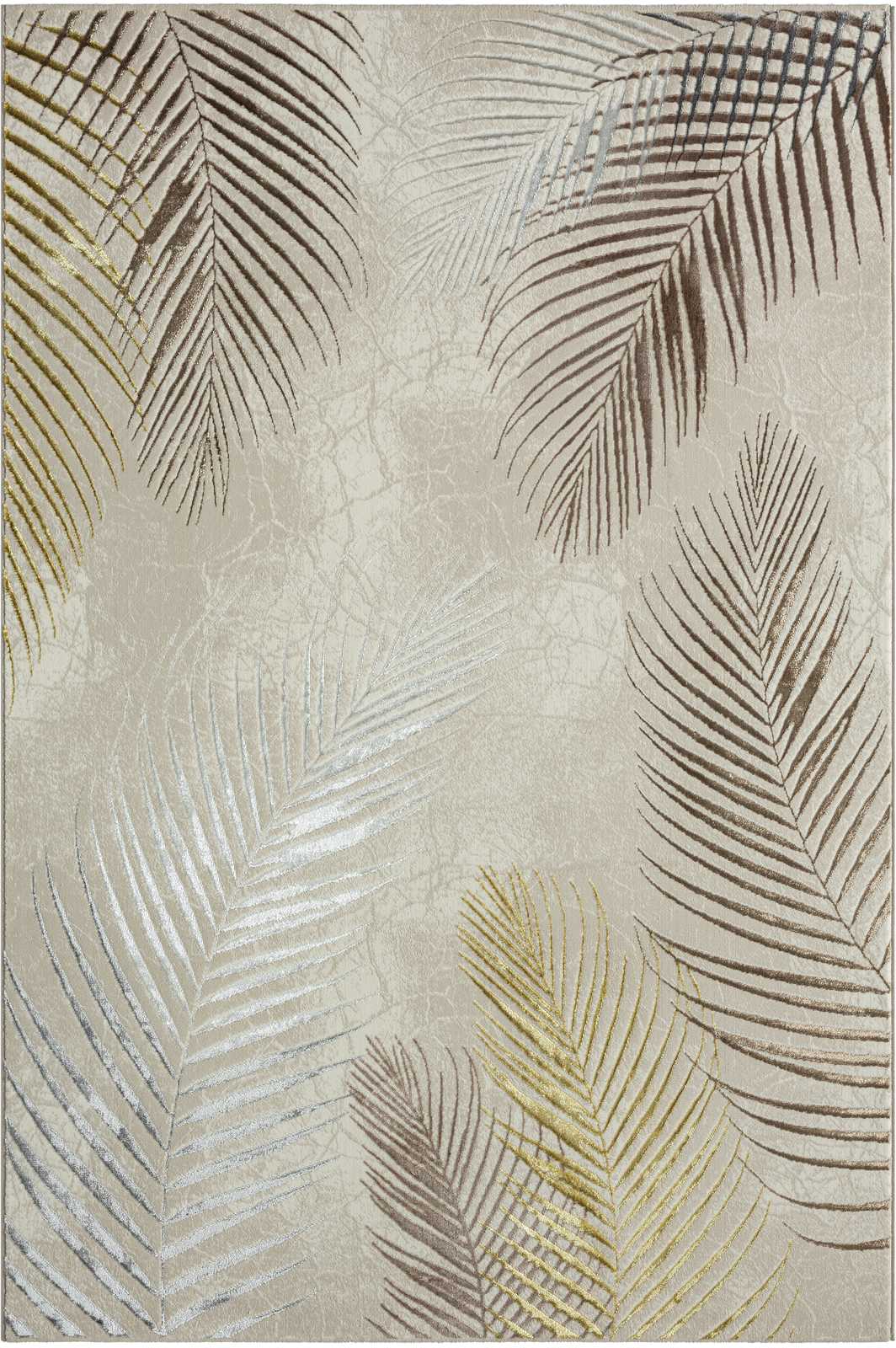             zacht crèmekleurig hoogpolig tapijt - 150 x 80 cm
        
