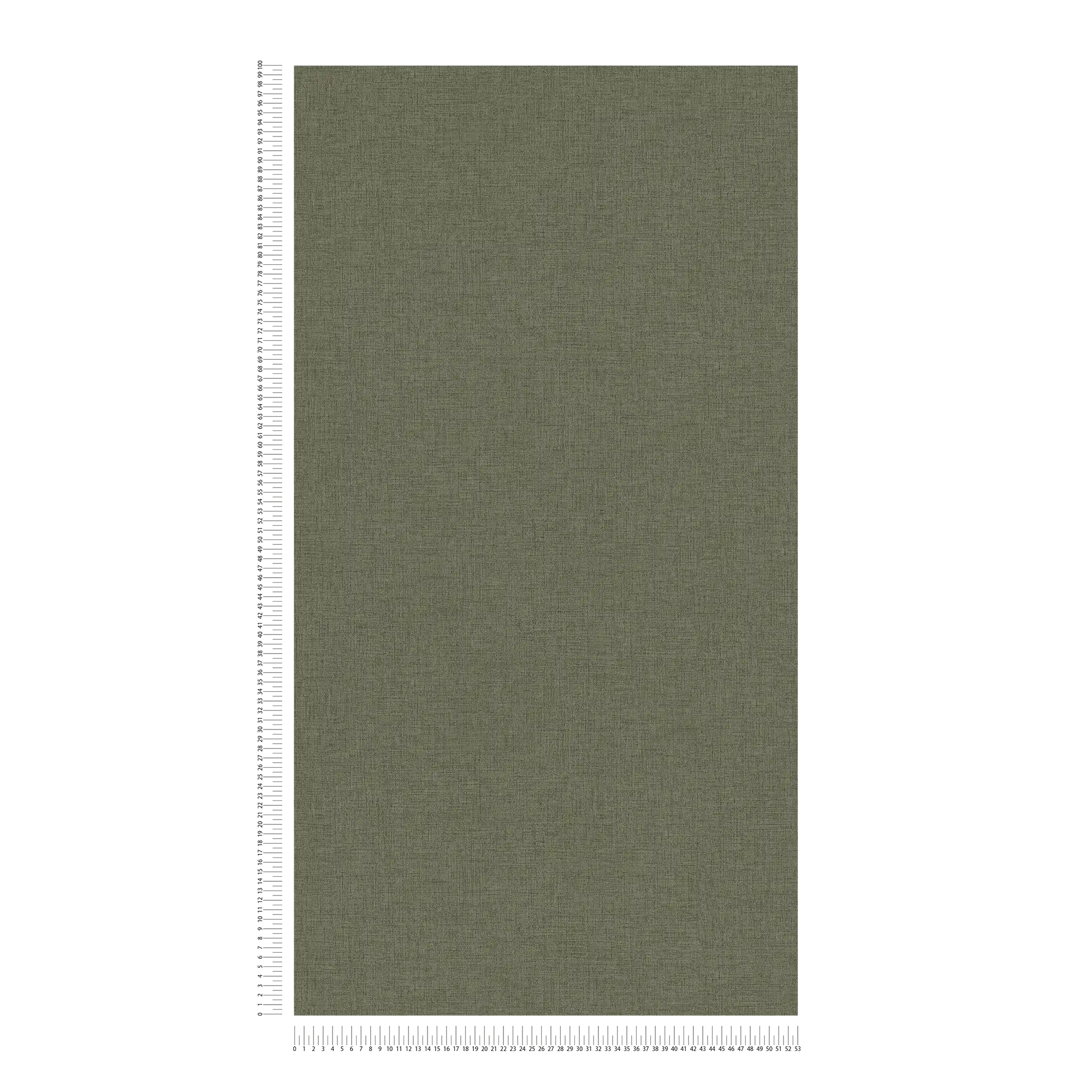             Non-woven wallpaper plain with textile look - green
        