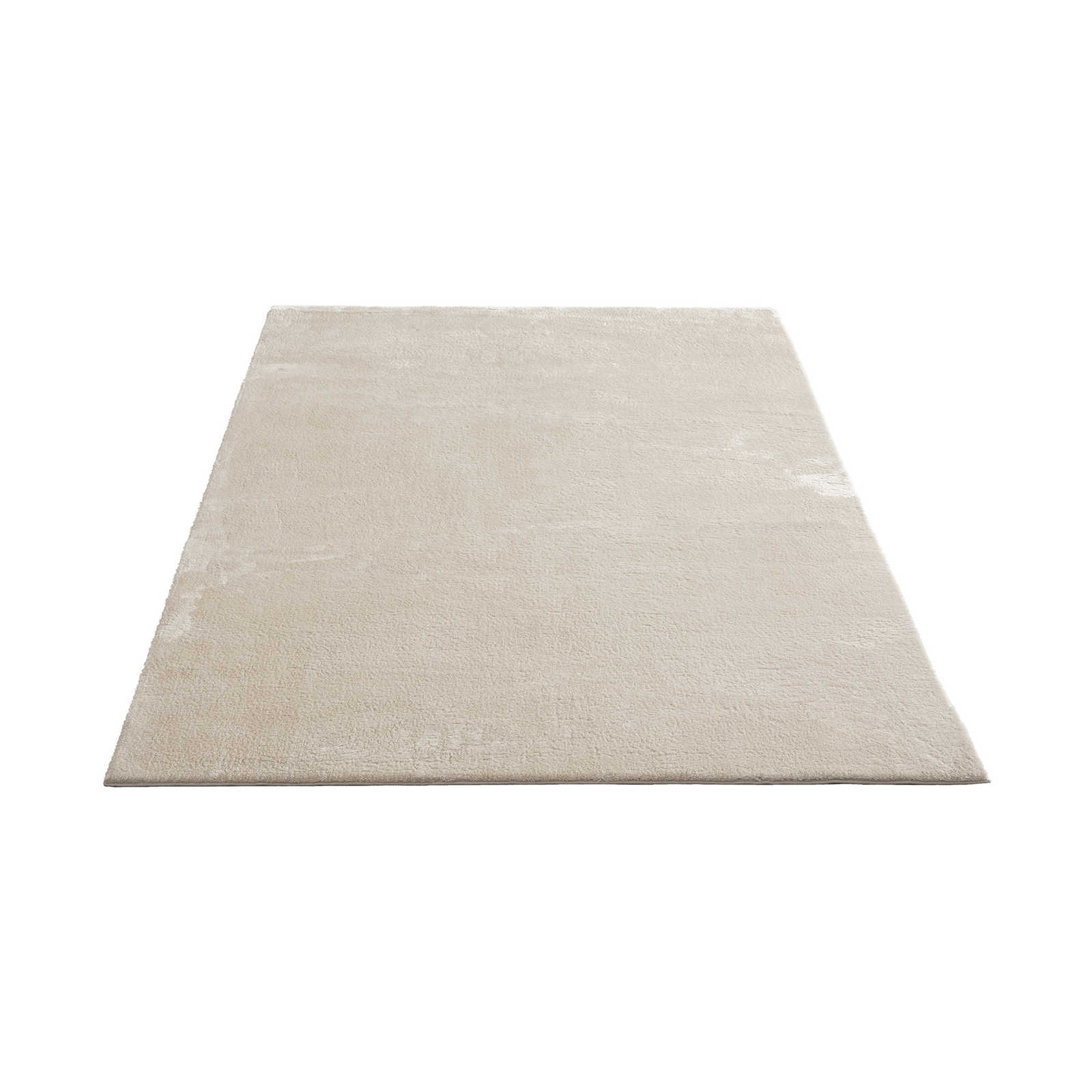 Zacht hoogpolig tapijt in beige - 290 x 200 cm
