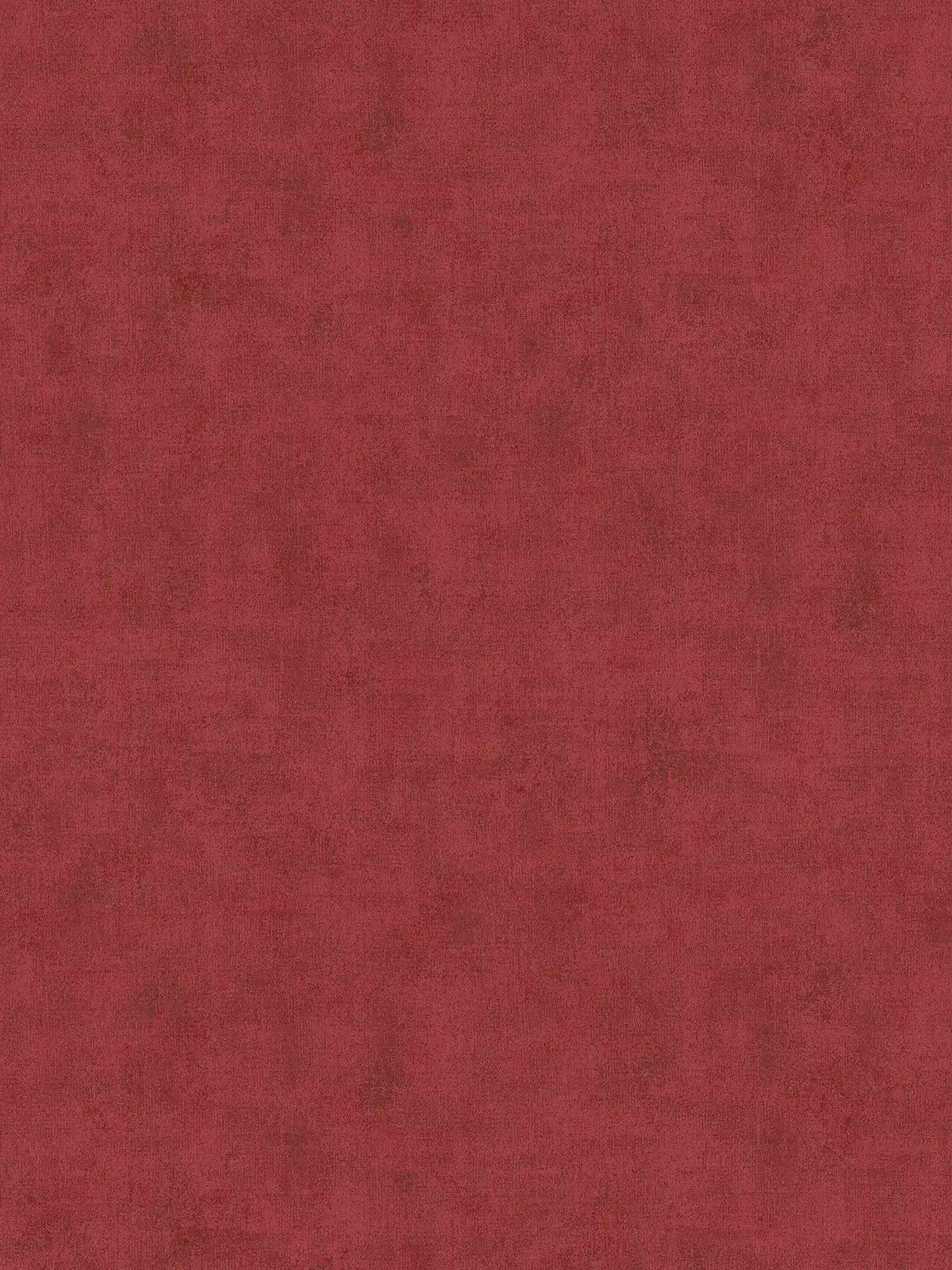 Papier peint uni à texture chinée - rouge
