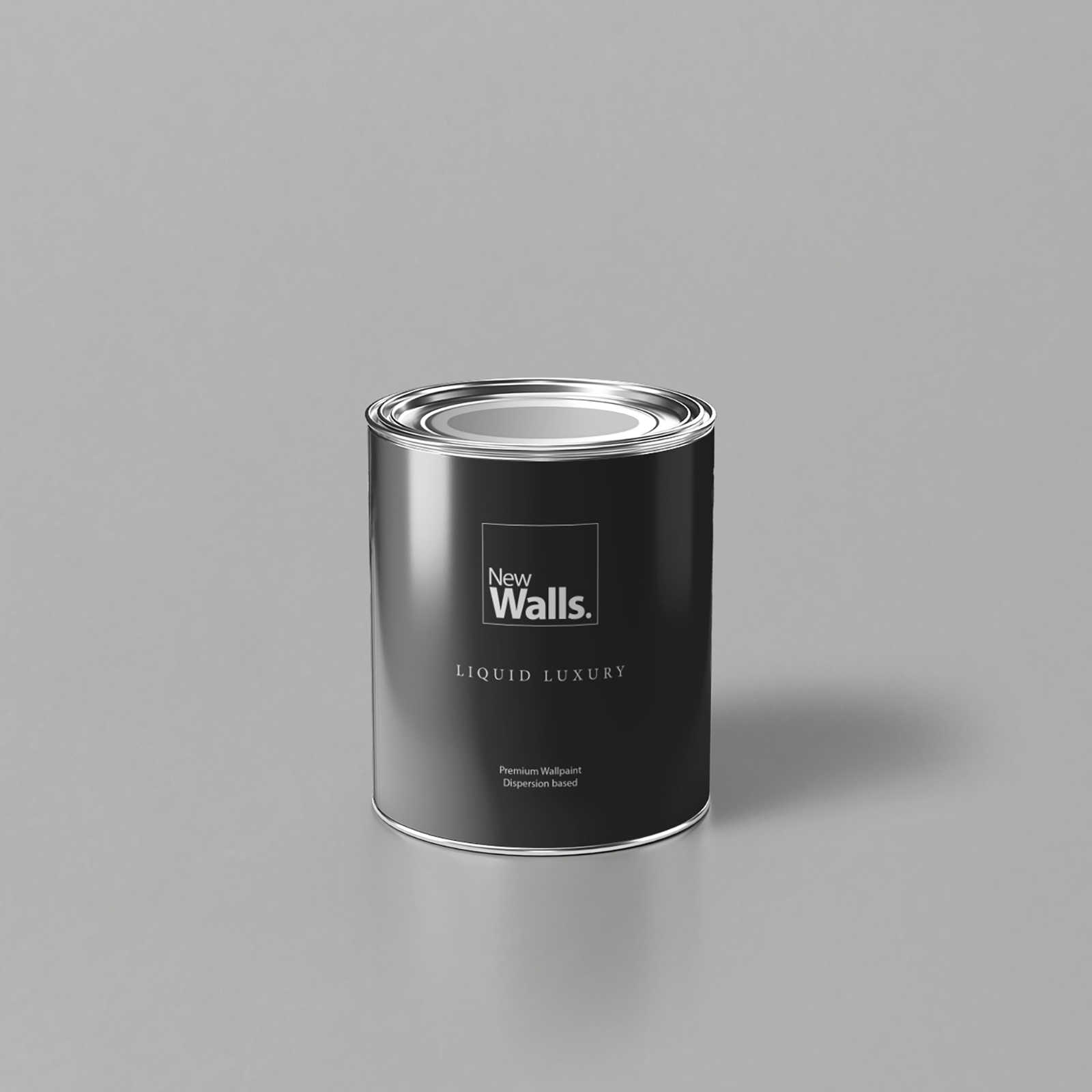 Premium Wall Paint plain light grey »Industrial Grey« NW100 – 1 litre

