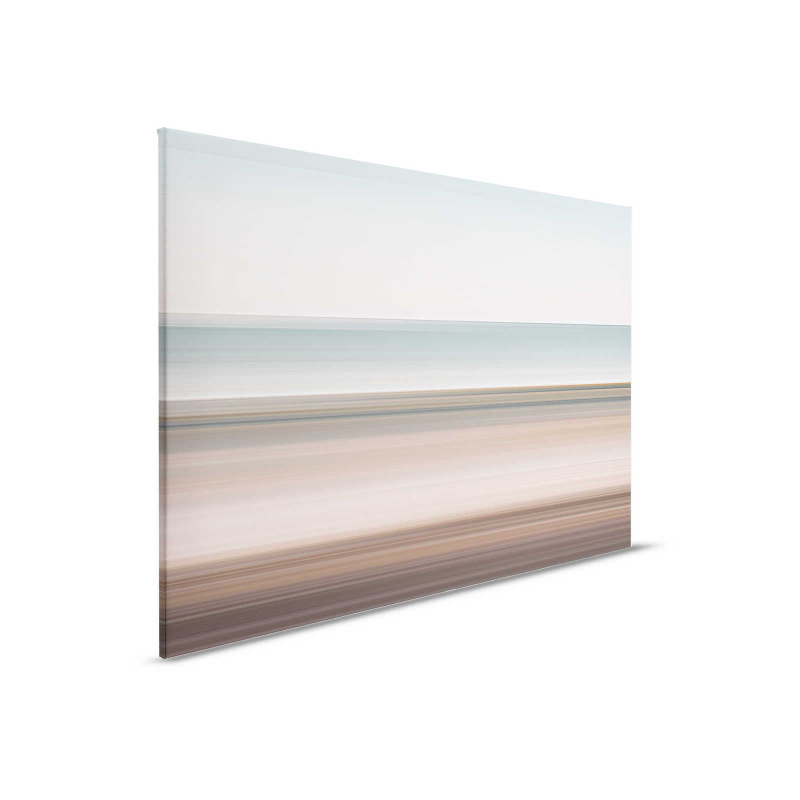         Horizon 2 - Canvas painting abstract landscape with line design - 0,90 m x 0,60 m
    