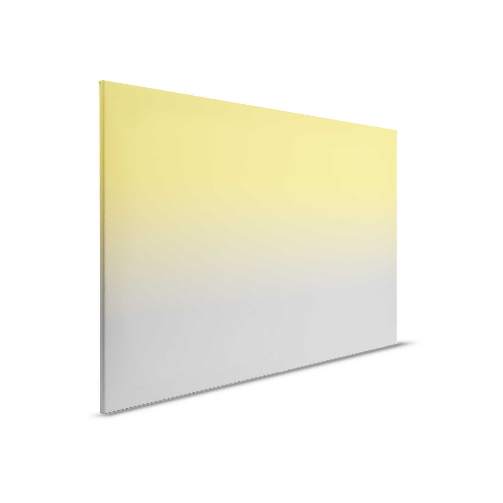         Colour Studio 1 - Canvas painting Yellow & Grey Trendy Colours Ombre Effect - 0,90 m x 0,60 m
    