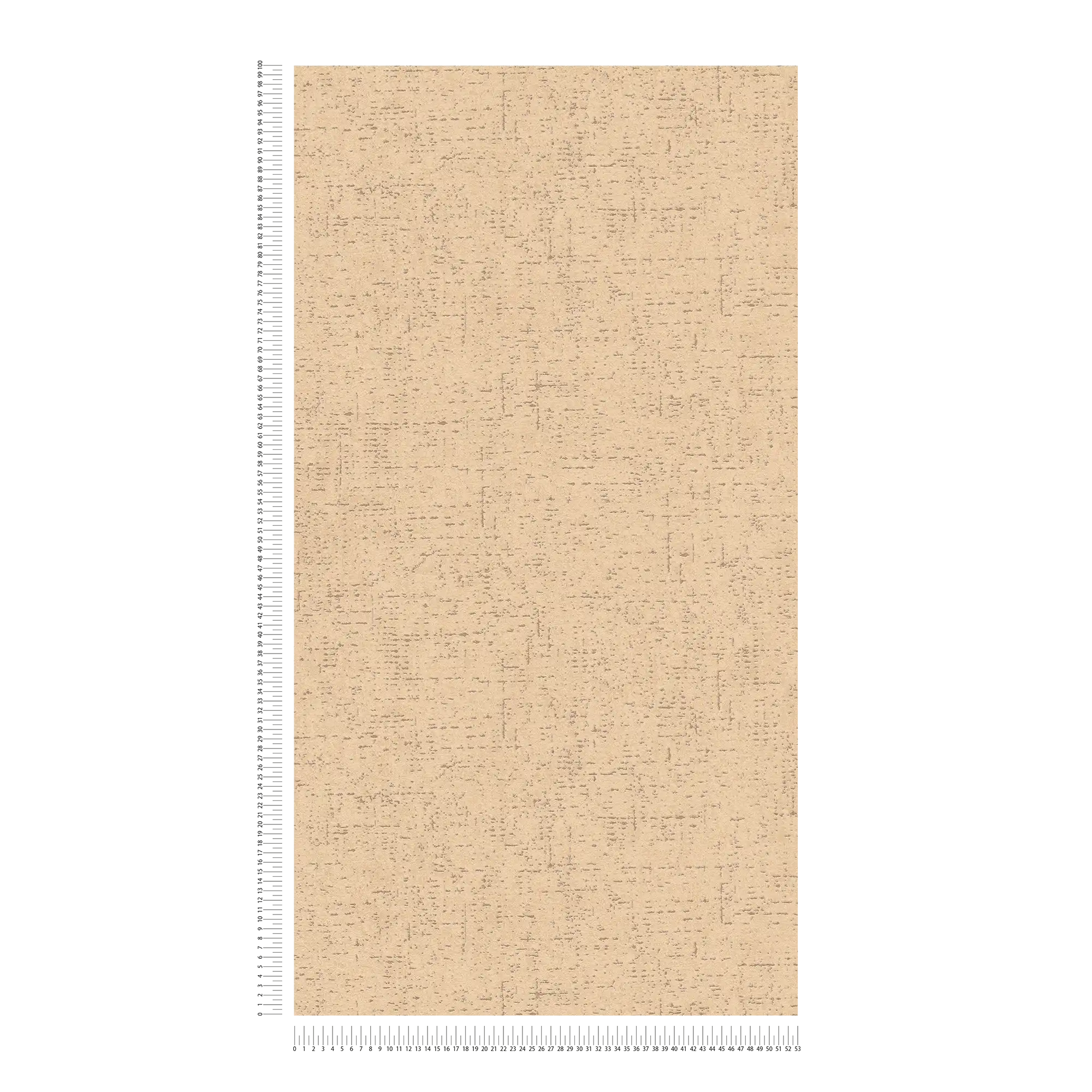             Non-woven wallpaper cork look with textured pattern - beige
        
