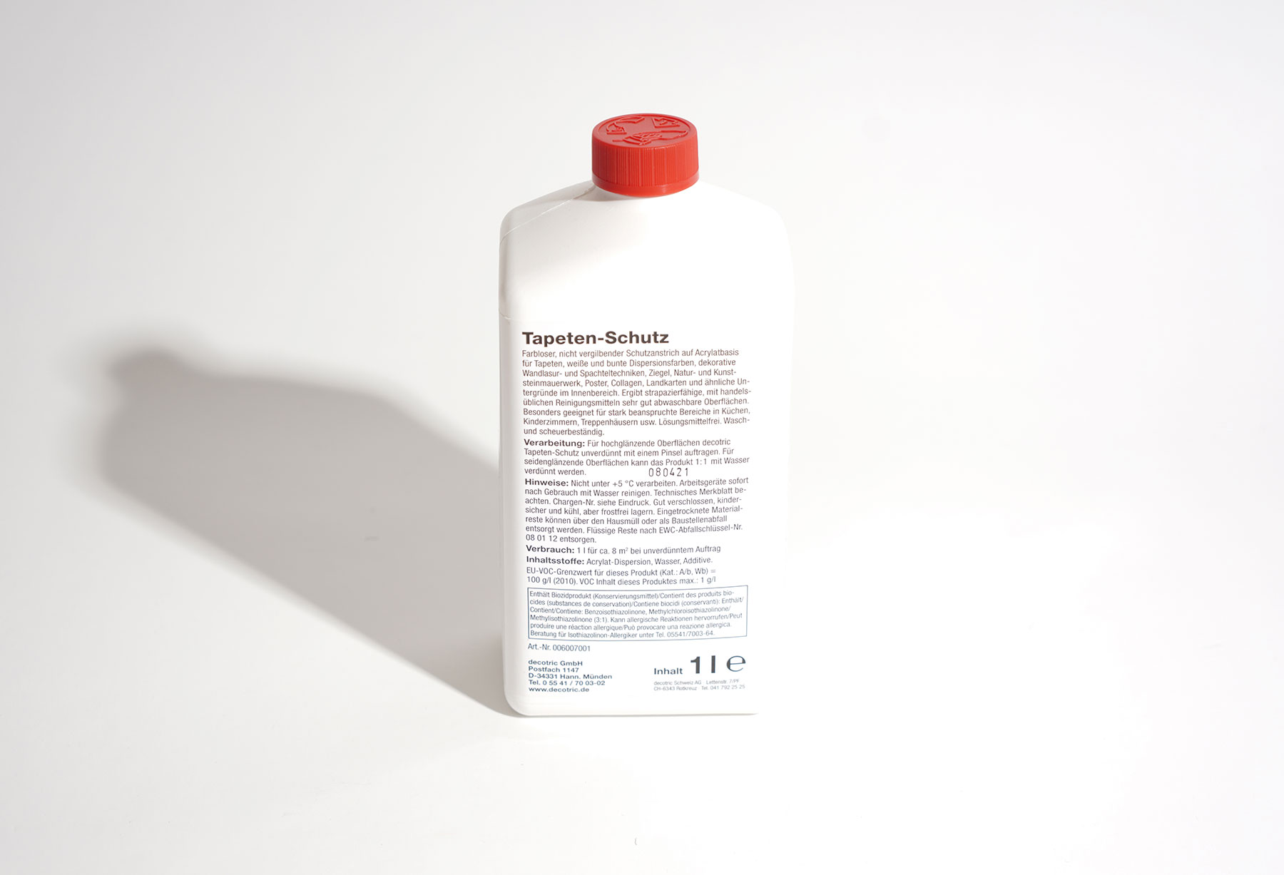             Wallpaper protector 1L, for transparent protective coating
        