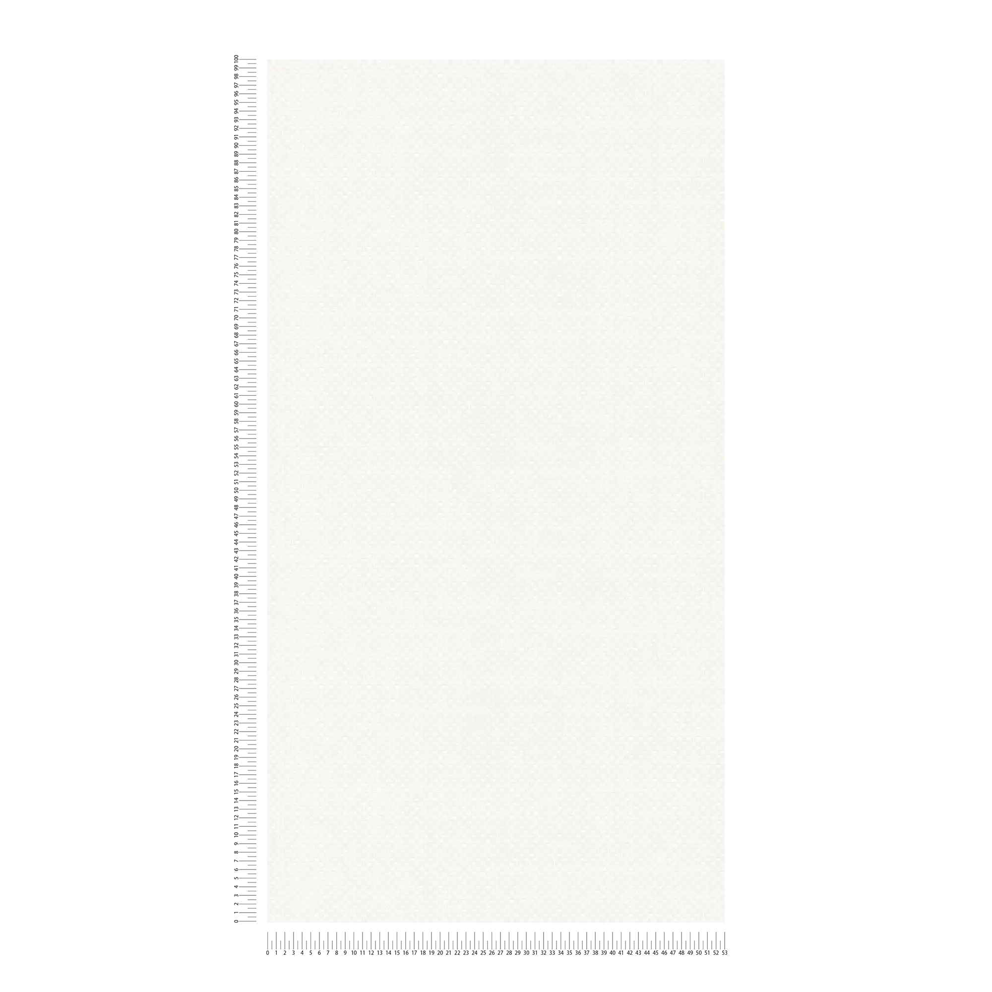             Papier peint uni avec motif structuré aspect tissé - blanc
        