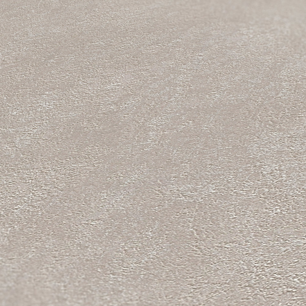             Papel pintado no tejido de seda gris mate con diseño de aspecto de piedra
        