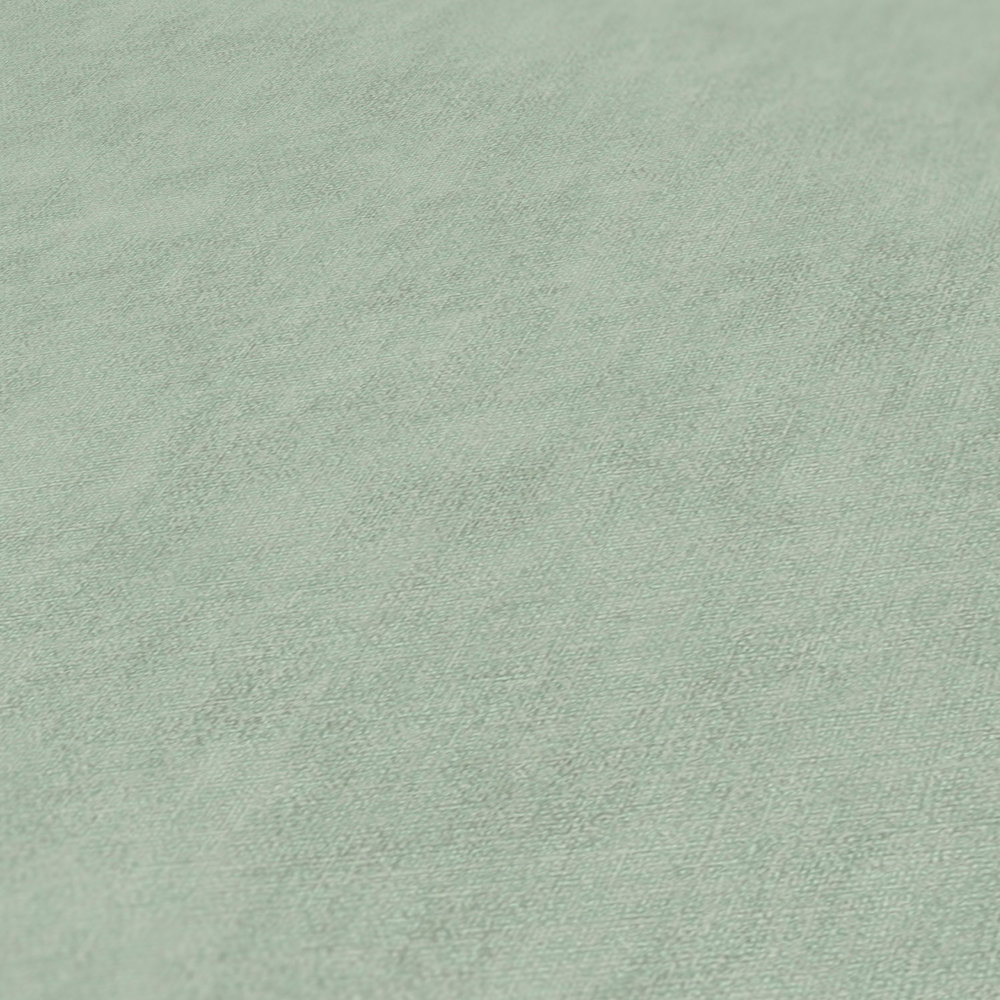             Vliesbehang textiel-look in Scandinavische stijl - grijs, groen
        