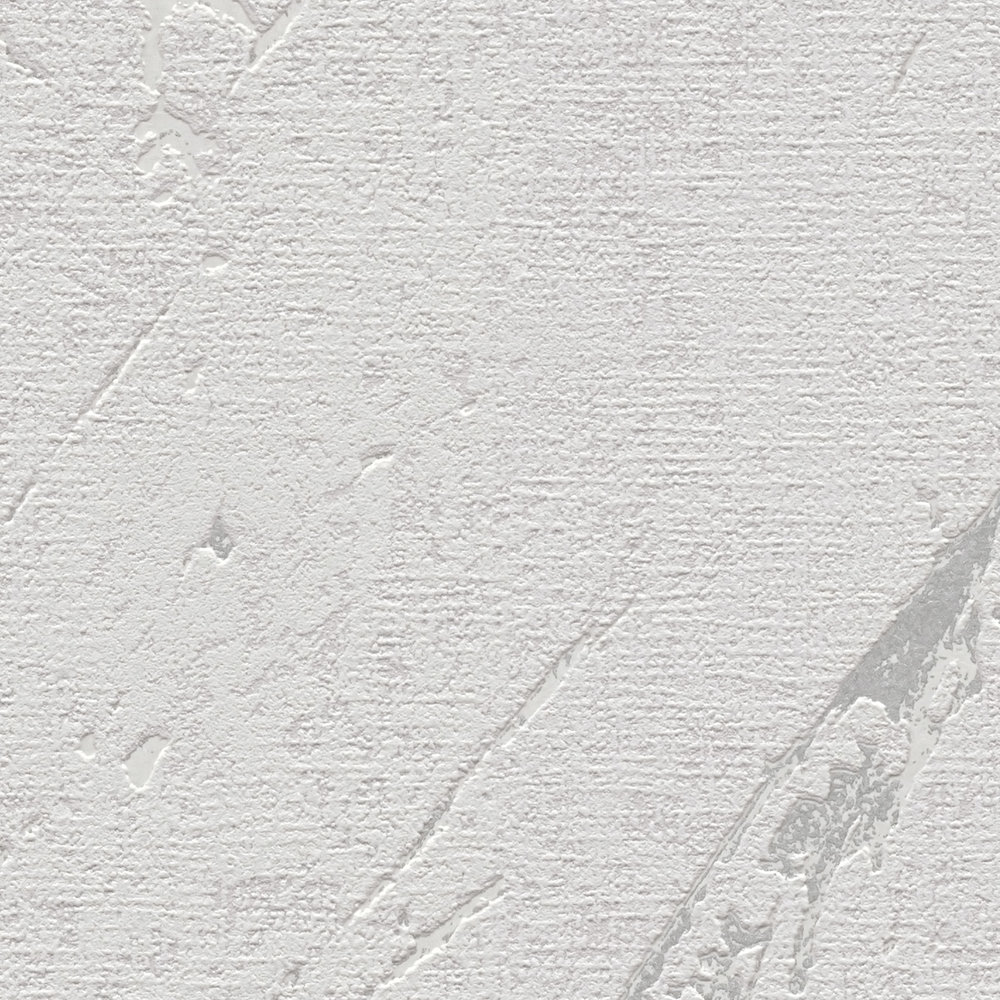             Non-woven wallpaper in plaster look with metallic effect - grey, silver, metallic
        