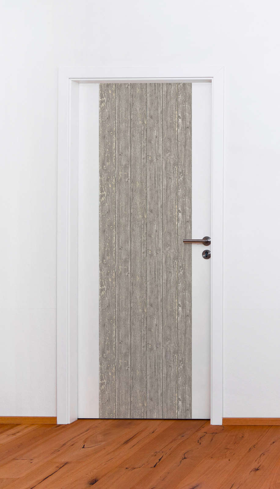             Wallpaper wood optics weathered used look - cream, grey
        