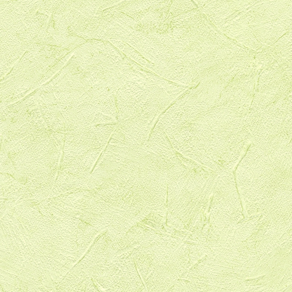             Papel pintado de escayola verde claro con óptica de escayola - verde
        