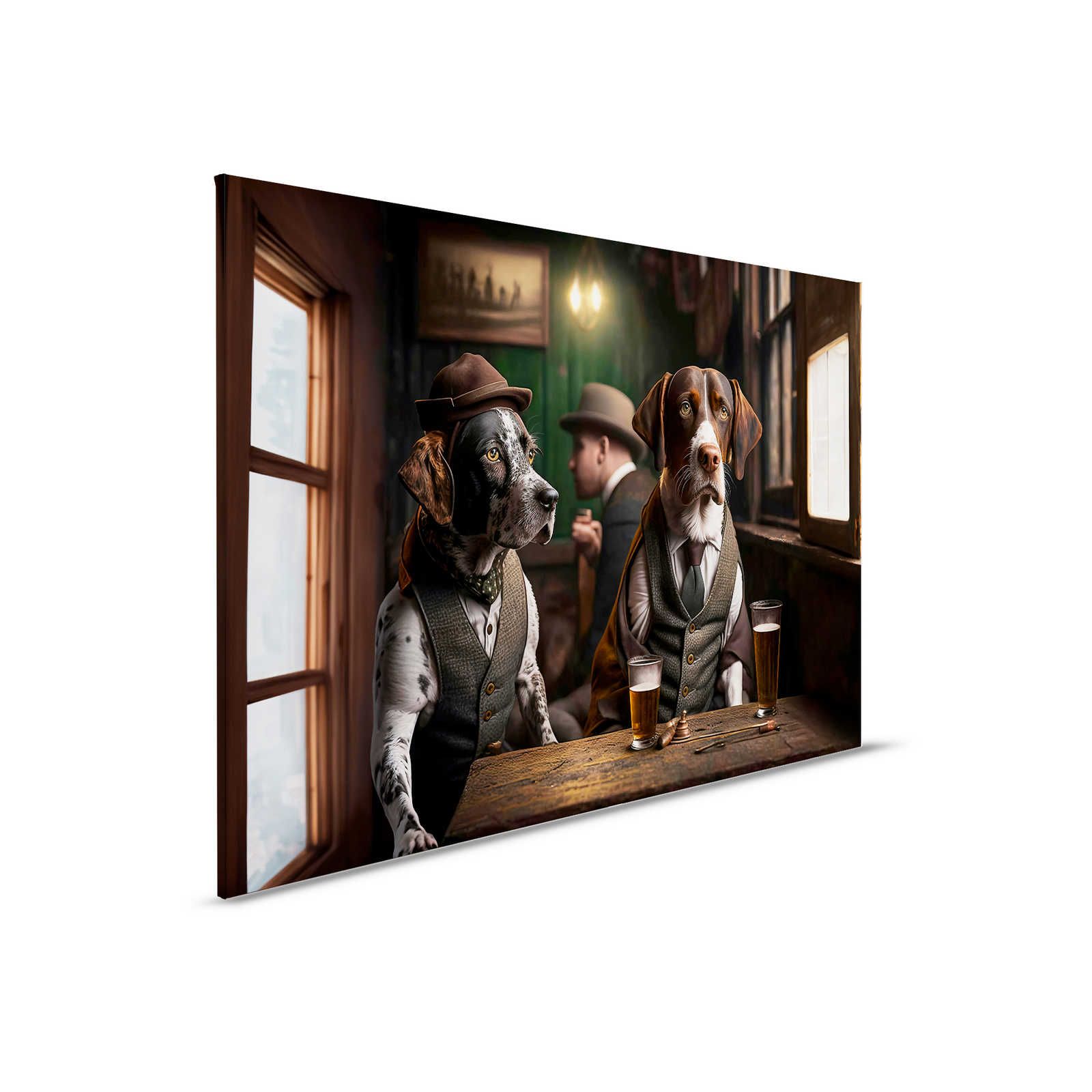         KI Canvas painting »Doggy Bar« - 90 cm x 60 cm
    