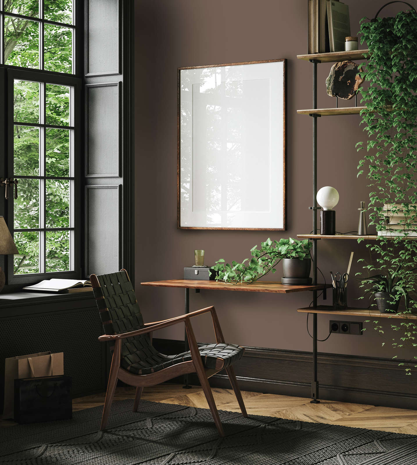             Premium Wall Paint down-to-earth maroon »Modern Mud« NW721 – 2.5 litre
        