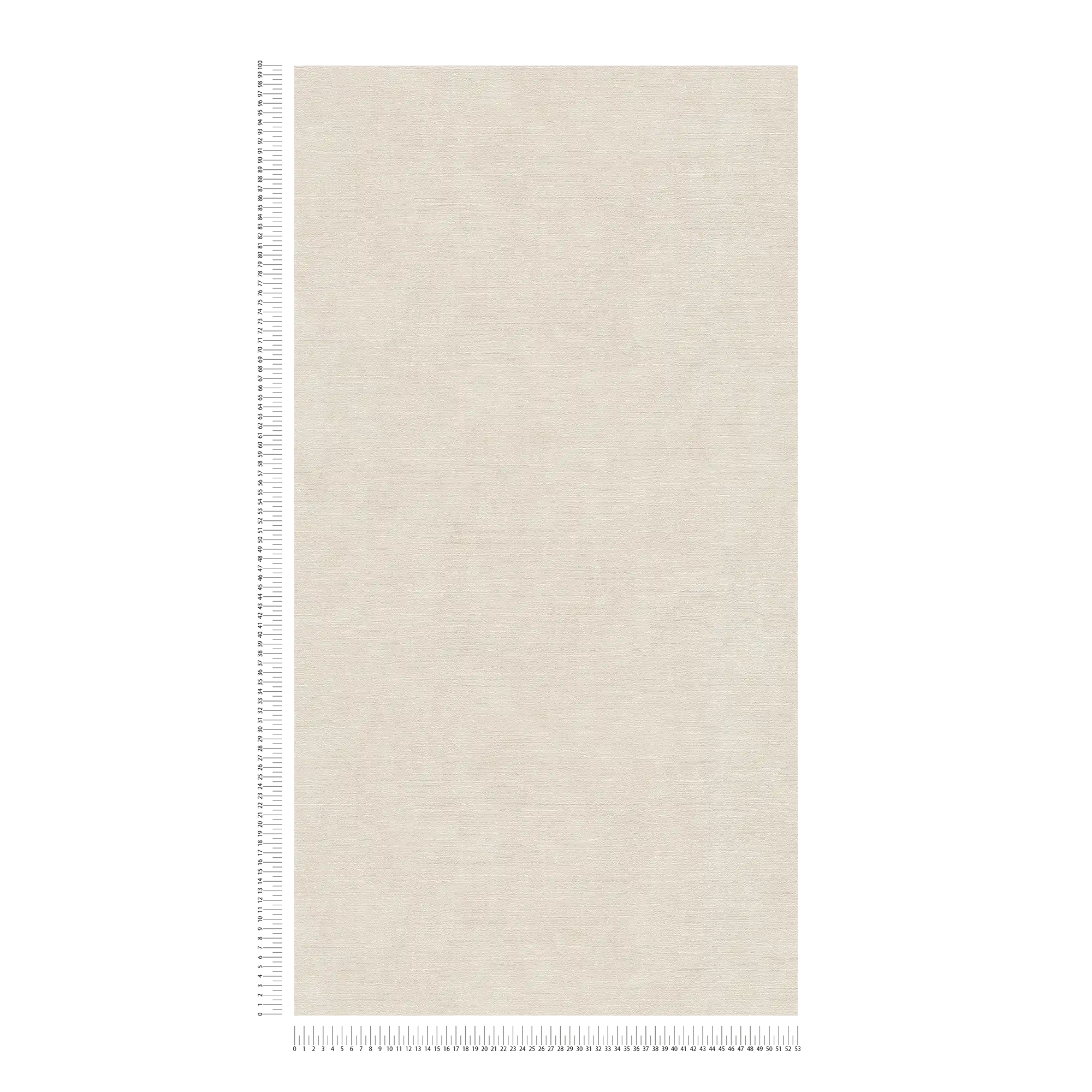             Papier peint beige uni avec motif gaufré & look vintage
        