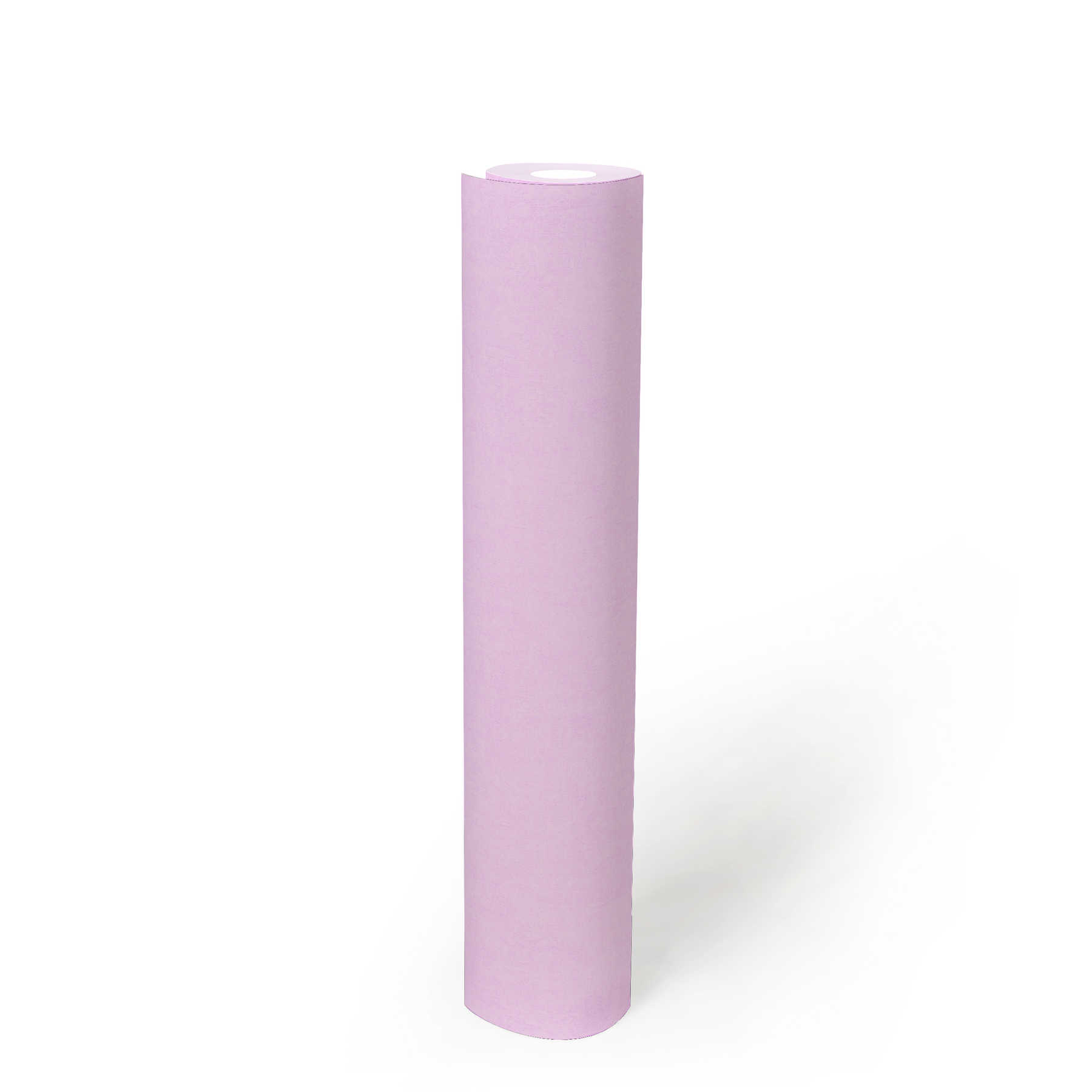             Pink non-woven wallpaper plain, pastel for Nursery - pink
        