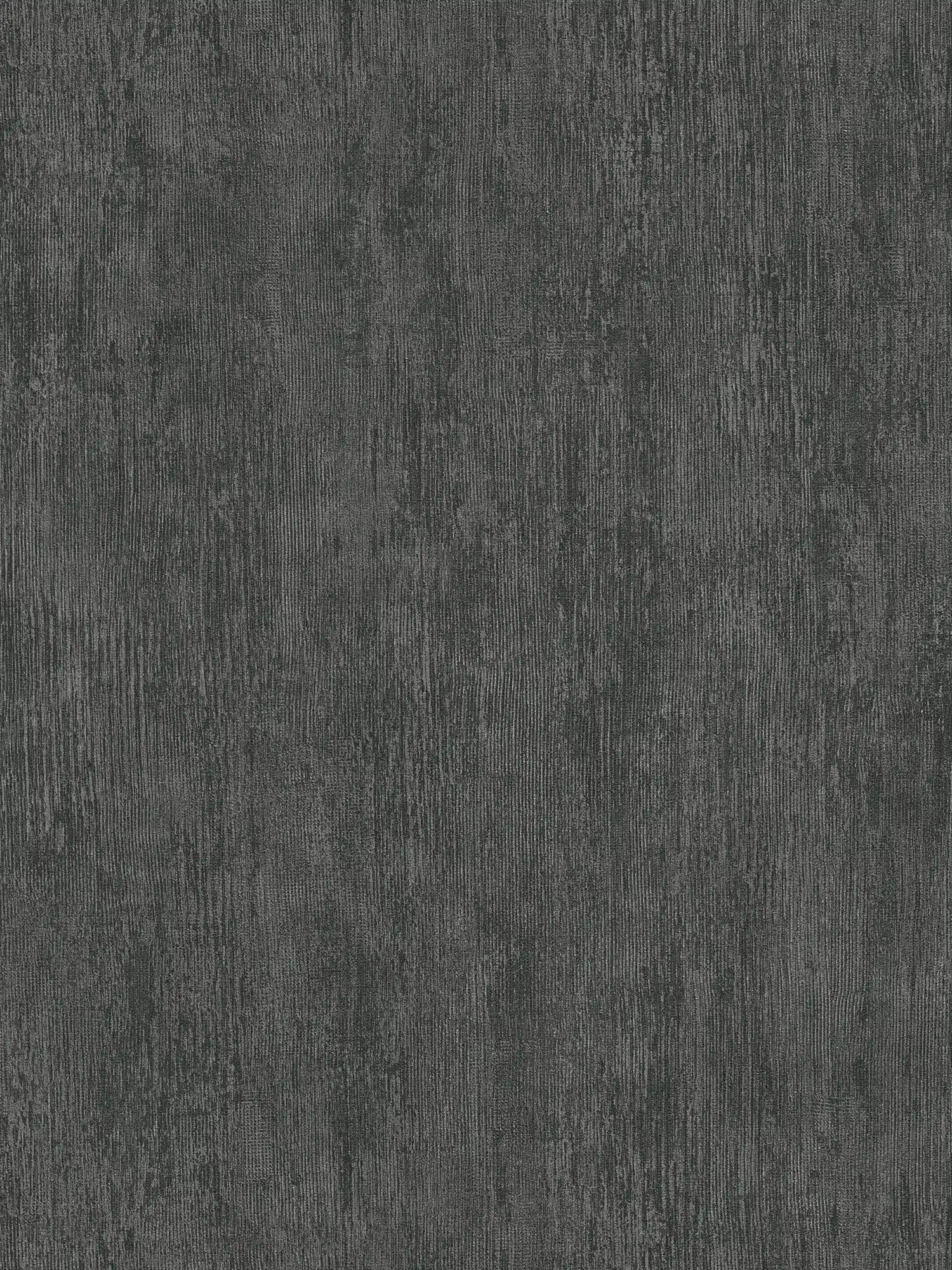 Metalen behangpapier met rustiek design - grijs, zwart
