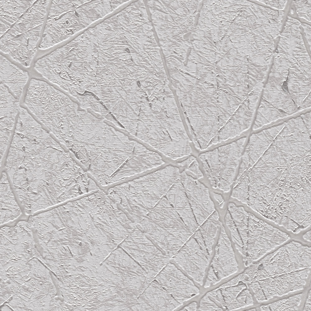             Abstract driehoekpatroon grafisch behang - grijs, zilver
        