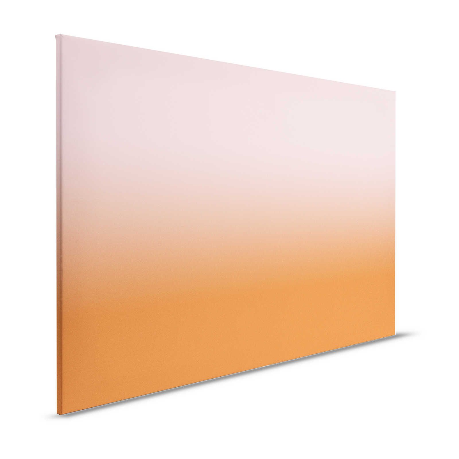 Colour Studio 4 - Ombre Canvas Schilderij Verloop Roze & Oranje - 1.20 m x 0.80 m
