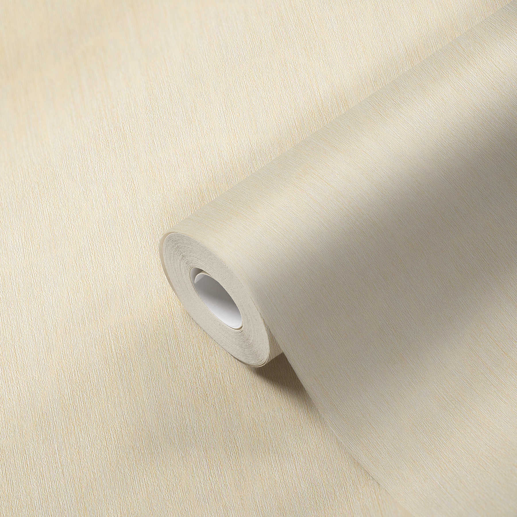             papier peint en papier premium uni à texture légère - crème
        