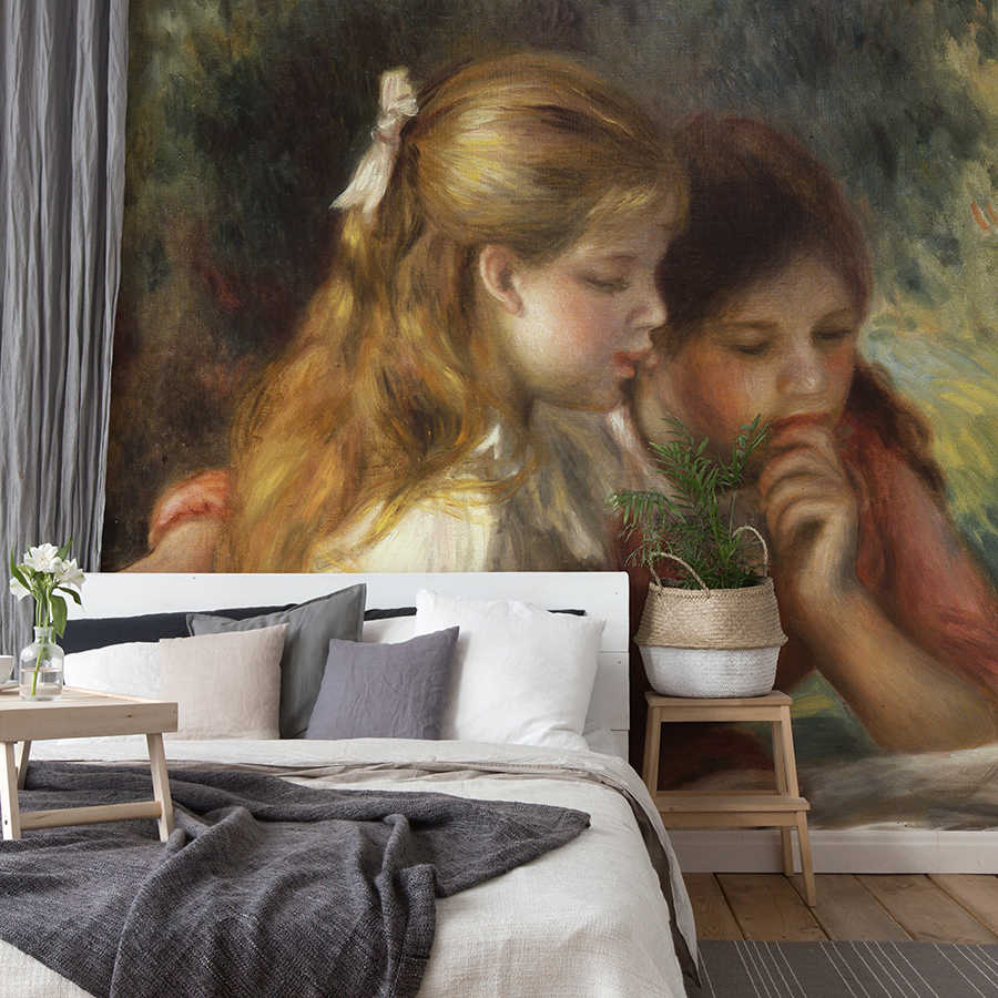 The Reading" mural by Pierre Auguste Renoir
