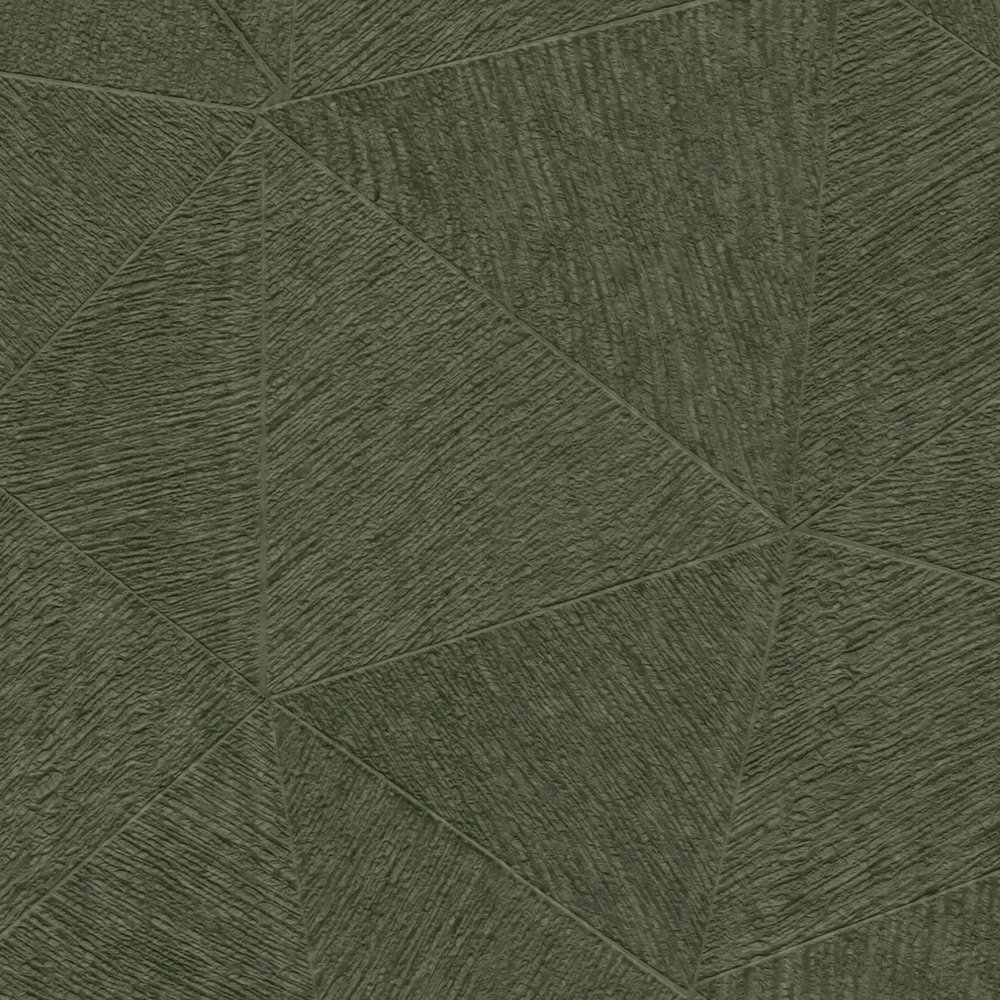             Vliesbehang met subtiel grafisch patroon - groen
        