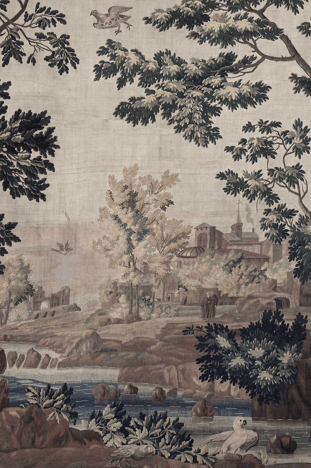             Gobelin Gallery 1 - Quadro di paesaggio su tela arazzo storico - 1,20 m x 0,80 m
        