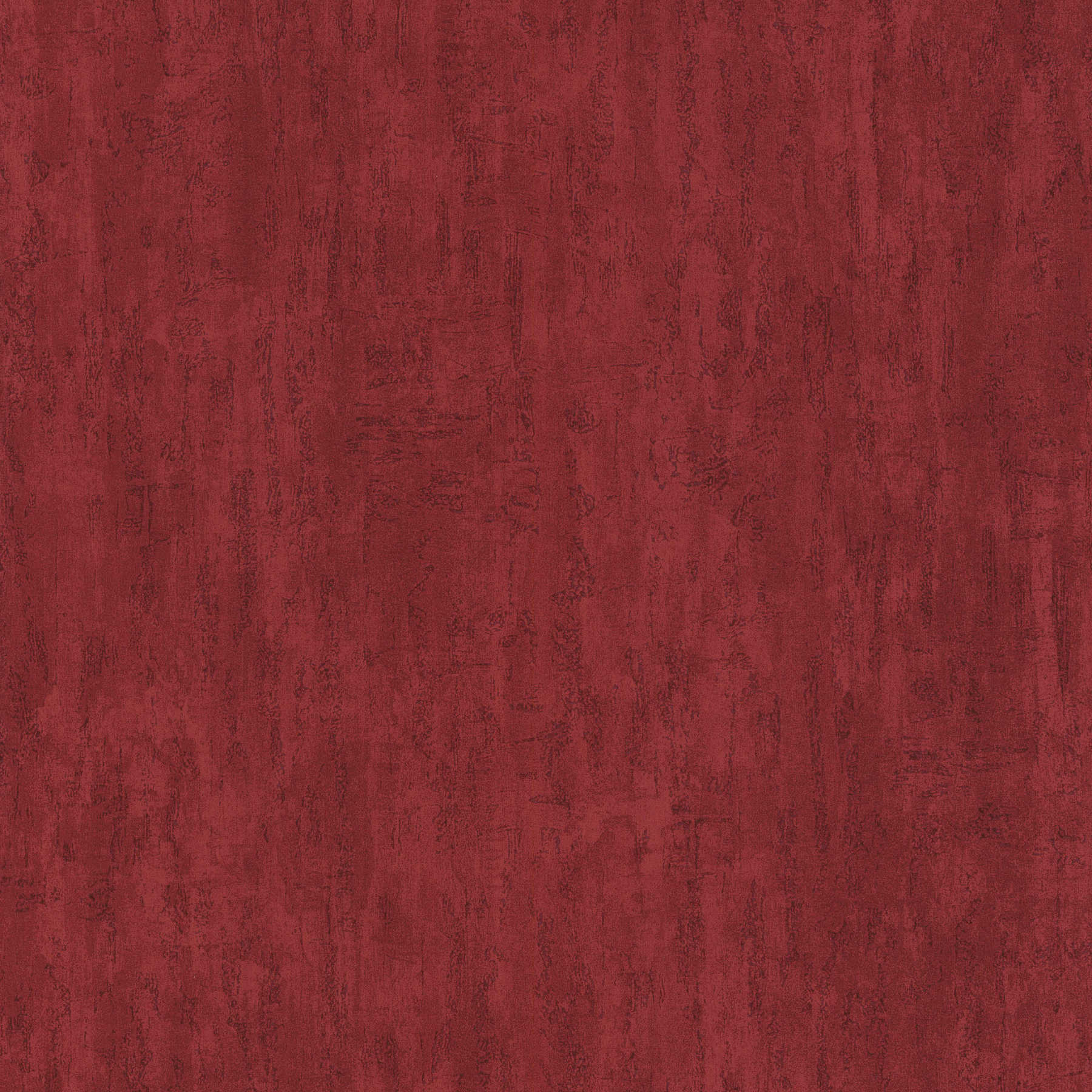 Wine red non-woven wallpaper with textured pattern - red
