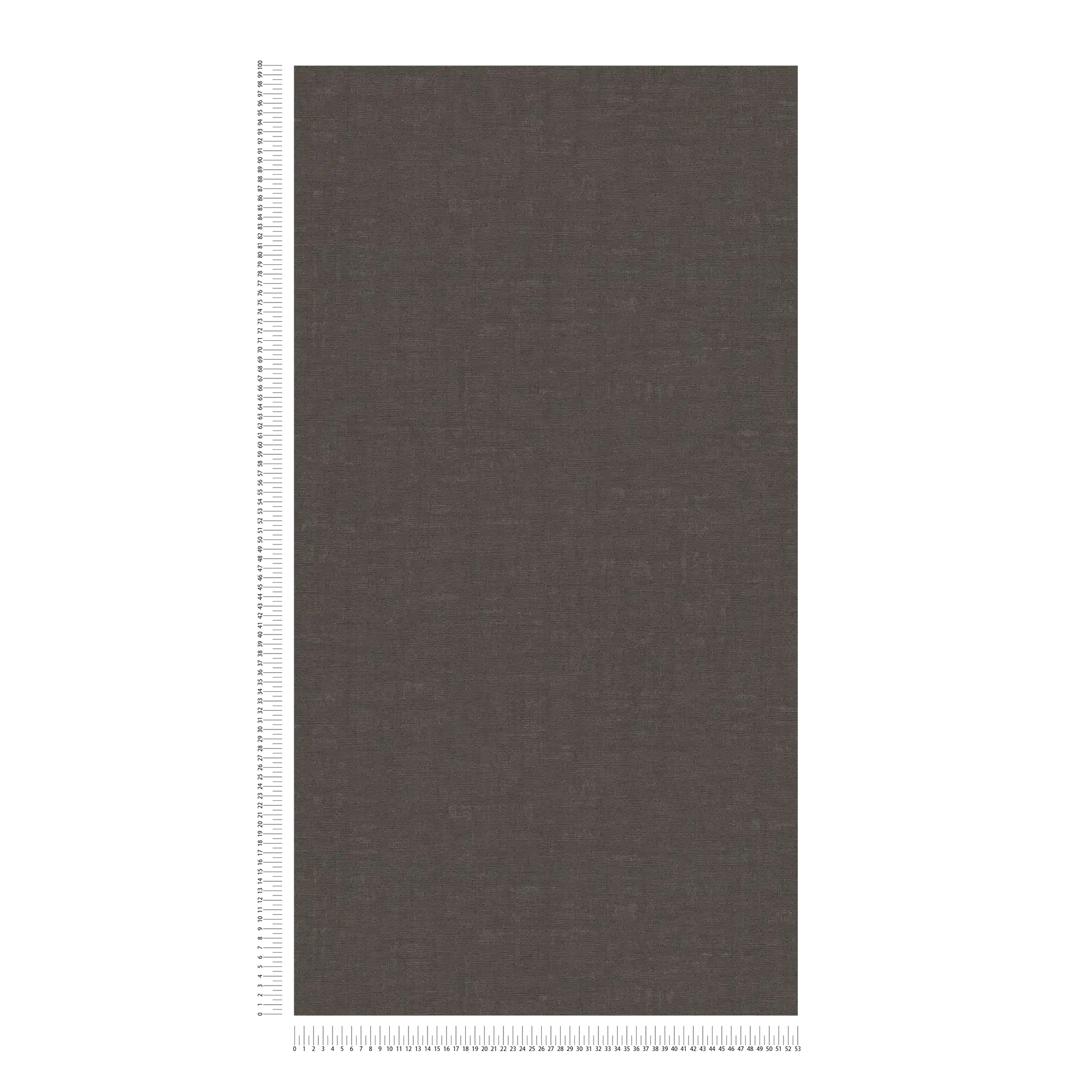             papier peint chiné uni avec dessin structuré - gris, noir
        