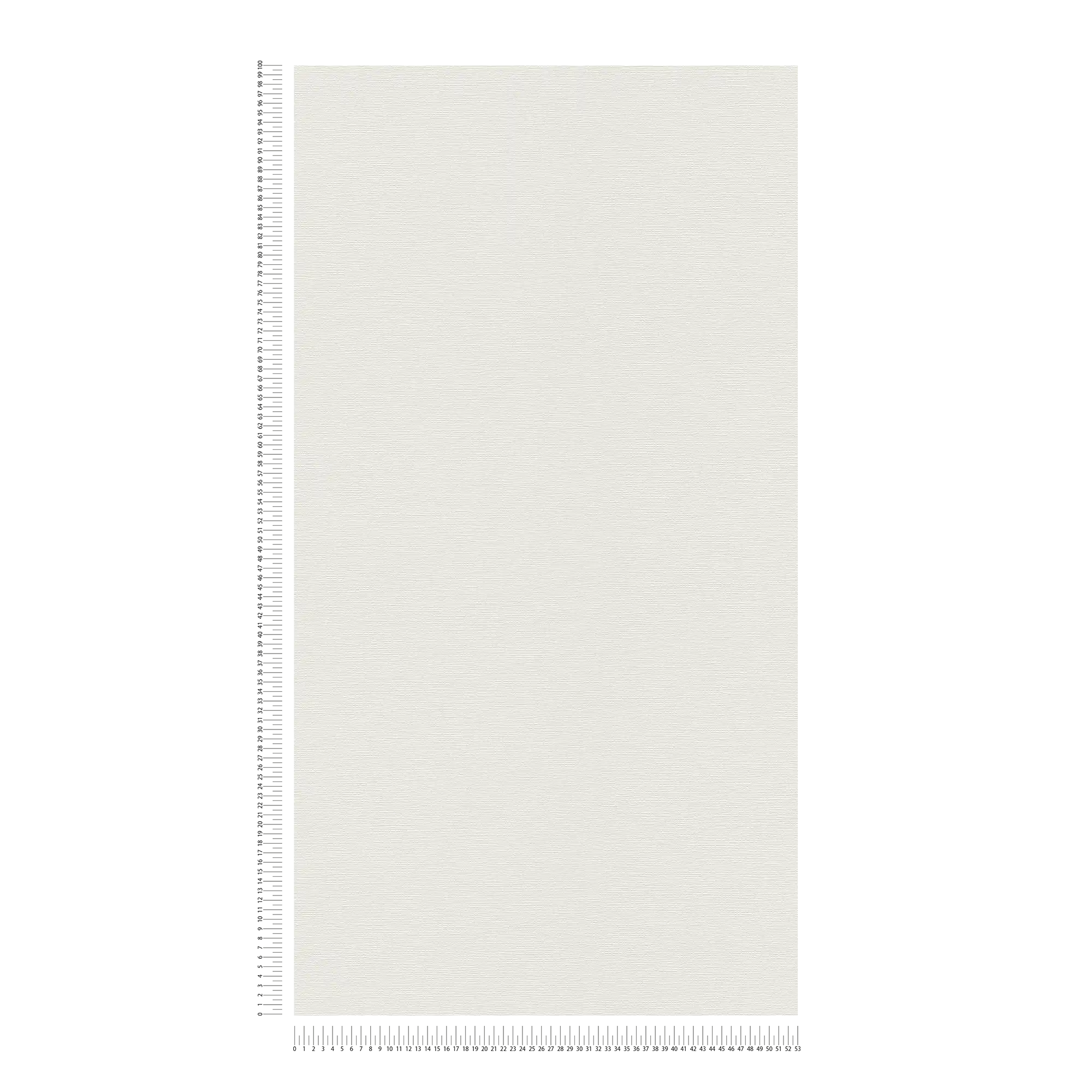            Papier peint blanc uni structuré au design rétro
        