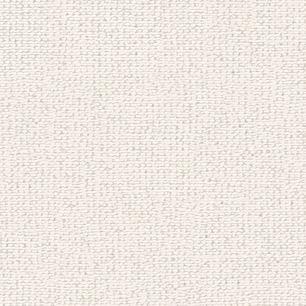             Nature non-woven wallpaper in matt with linen structure - cream, beige
        