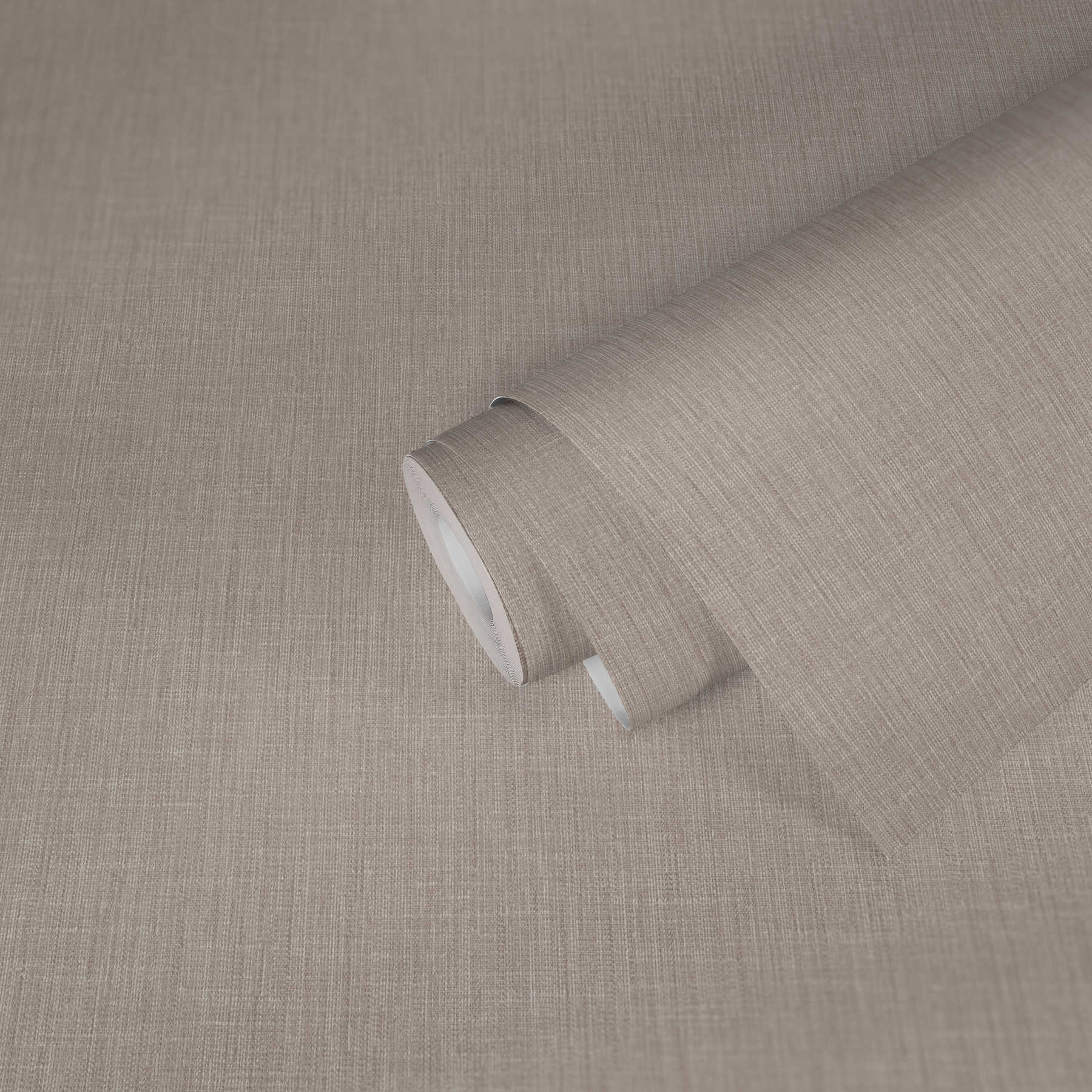            Non-woven wallpaper fabric look, mottled - beige, cream, white
        