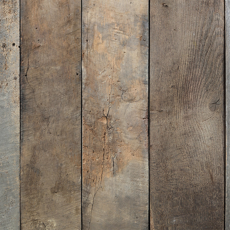 Old wooden floorboards mural - Matt smooth fleece
