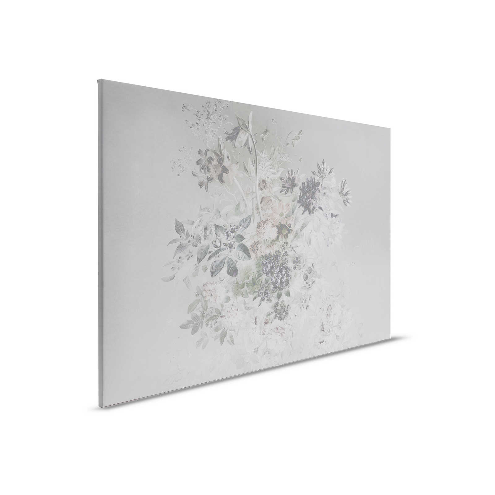         Canvas painting romantic flowers design - 0,90 m x 0,60 m
    