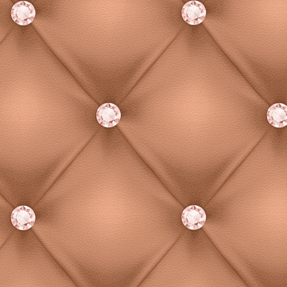             Cojines de cobre de papel no tejido con diamantes - metálico
        