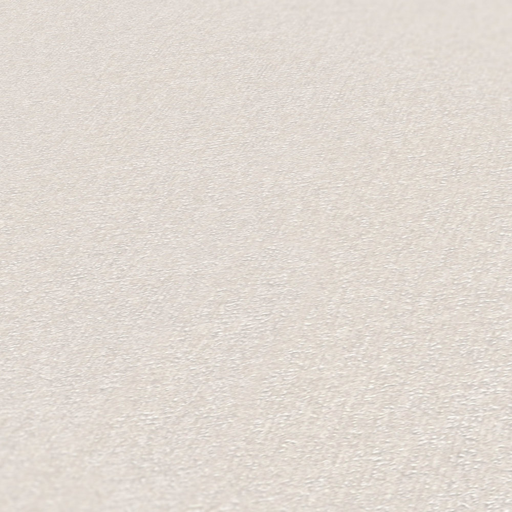             Non-woven wallpaper with fine structure - cream, white, grey
        