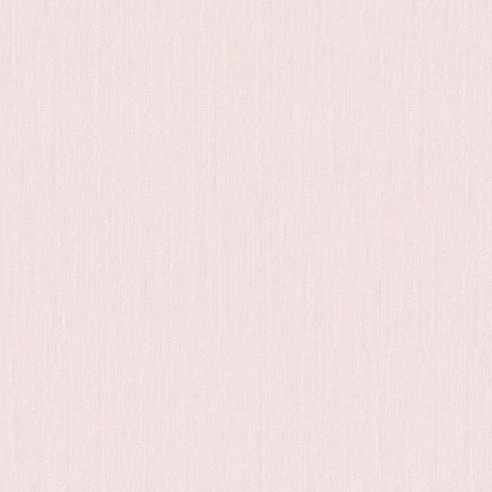             Roze vliesbehang effen met metallic glans voor babykamer
        